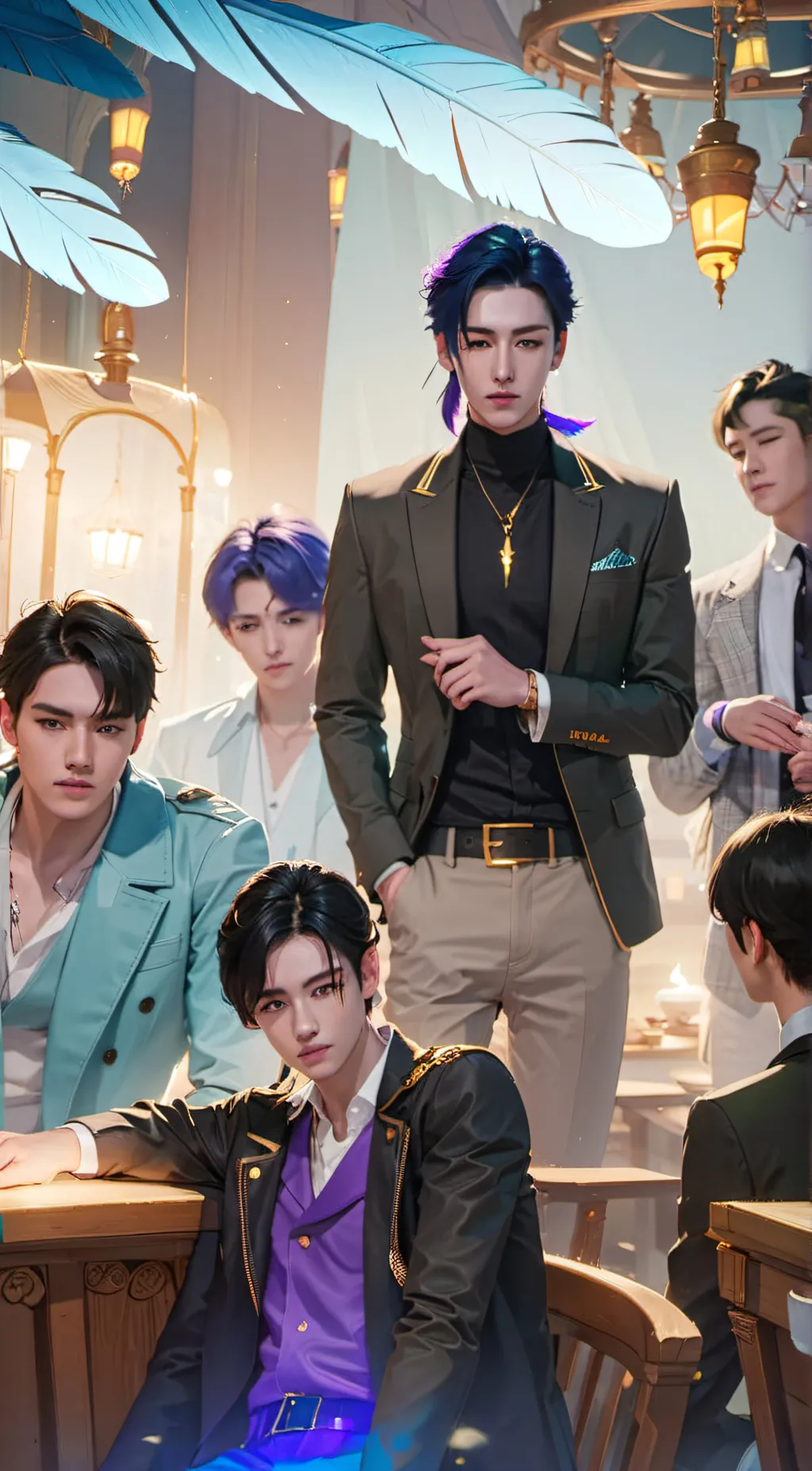 ai character: Stray kids background