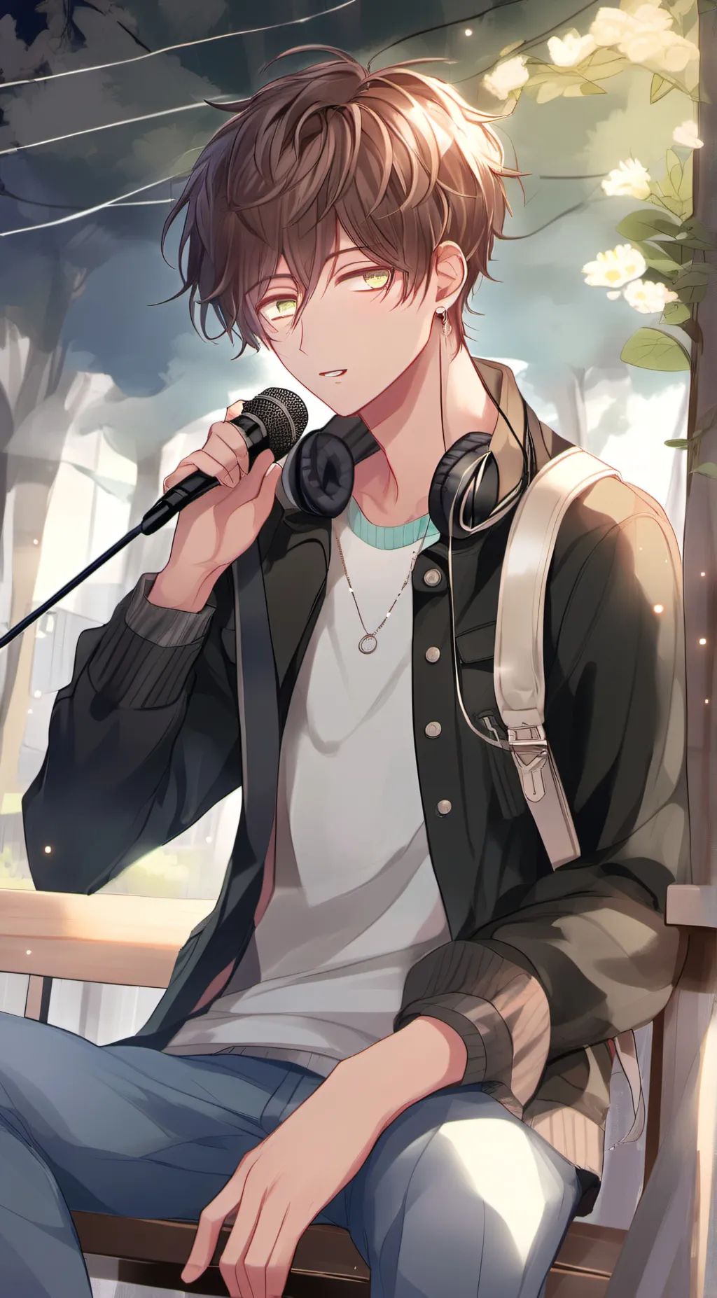ai character: leo background
