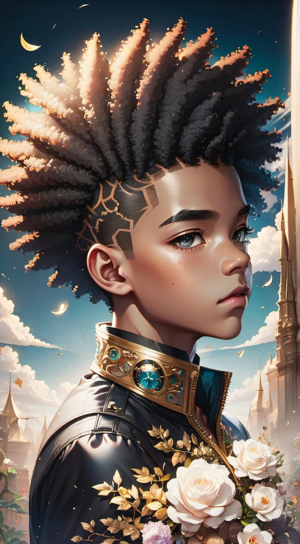 ai character: Myles  background