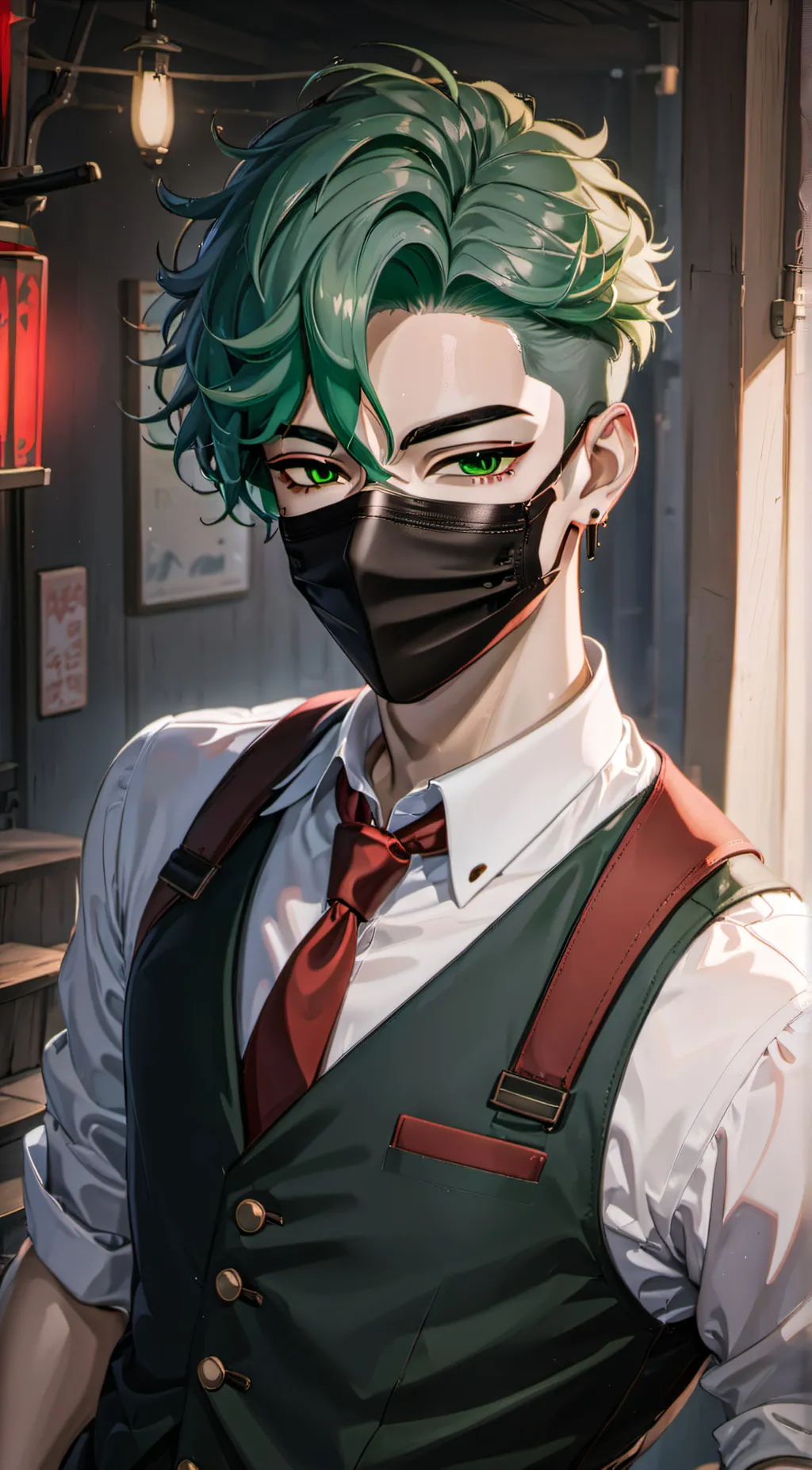 ai character: Izuku Chisaki background