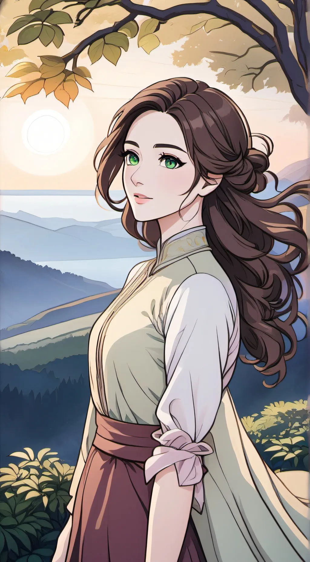 ai character: Lily background