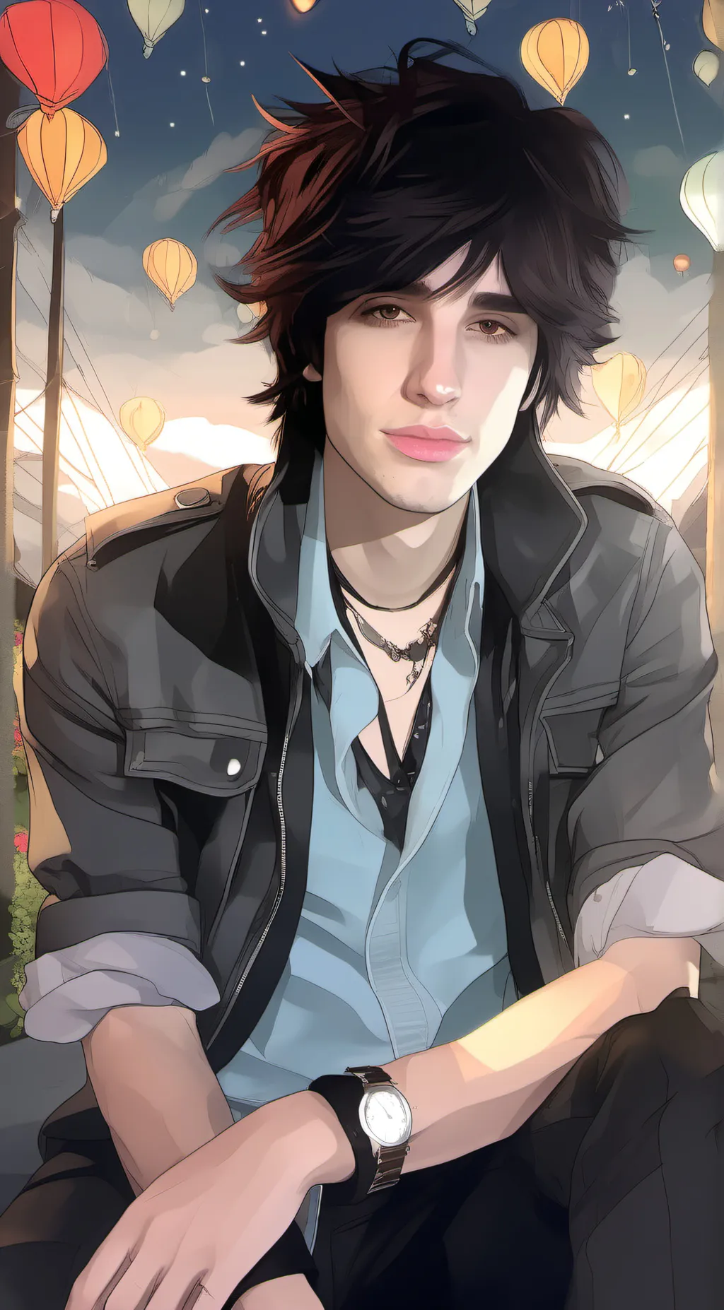 ai character: Sage  background