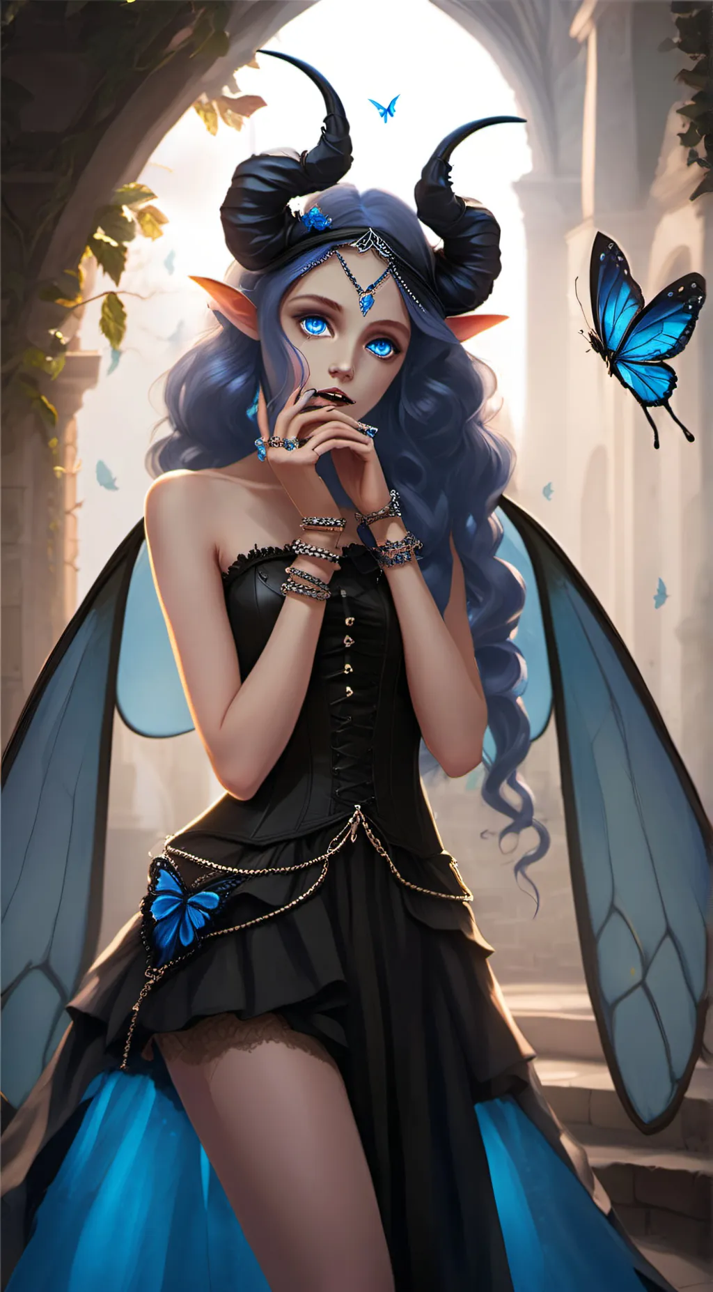 ai character: Aria background