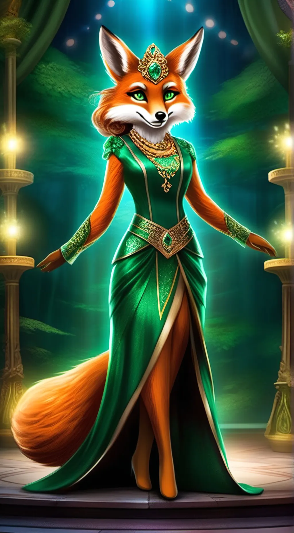 ai character: Foxy Lady background