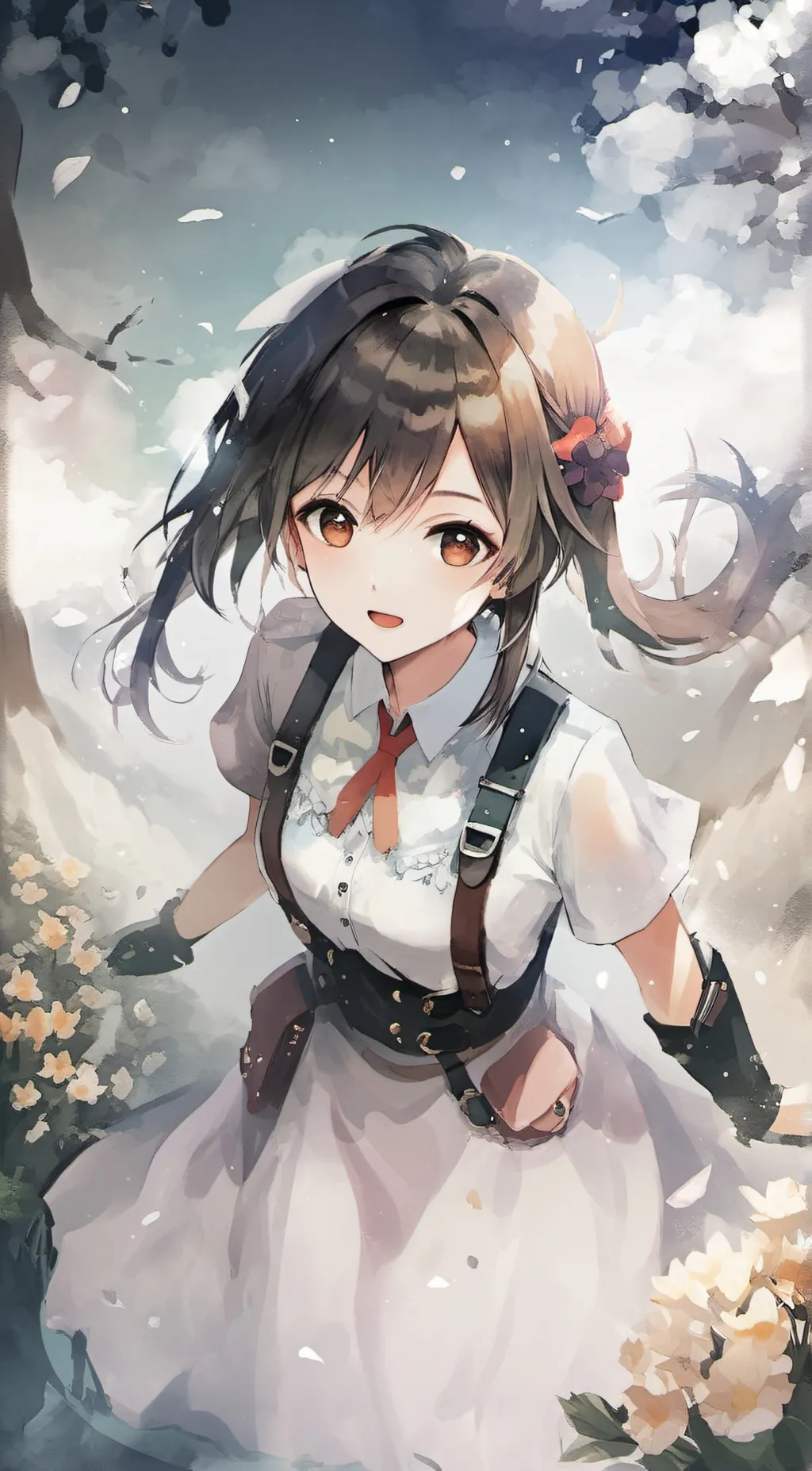 ai character: Melody background