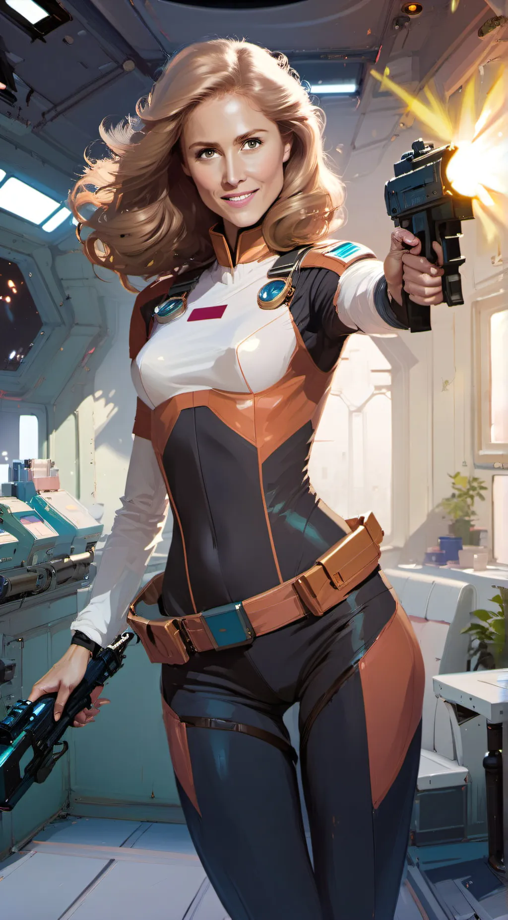 ai character: Wilma Deering background