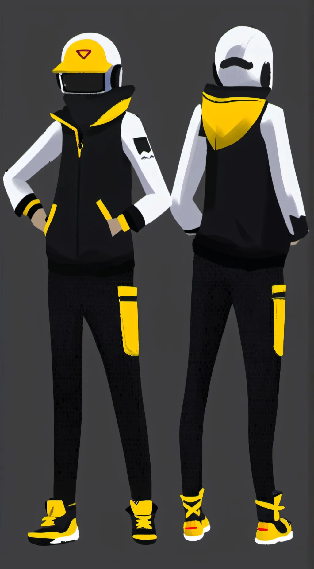 ai character: cameraman worker background