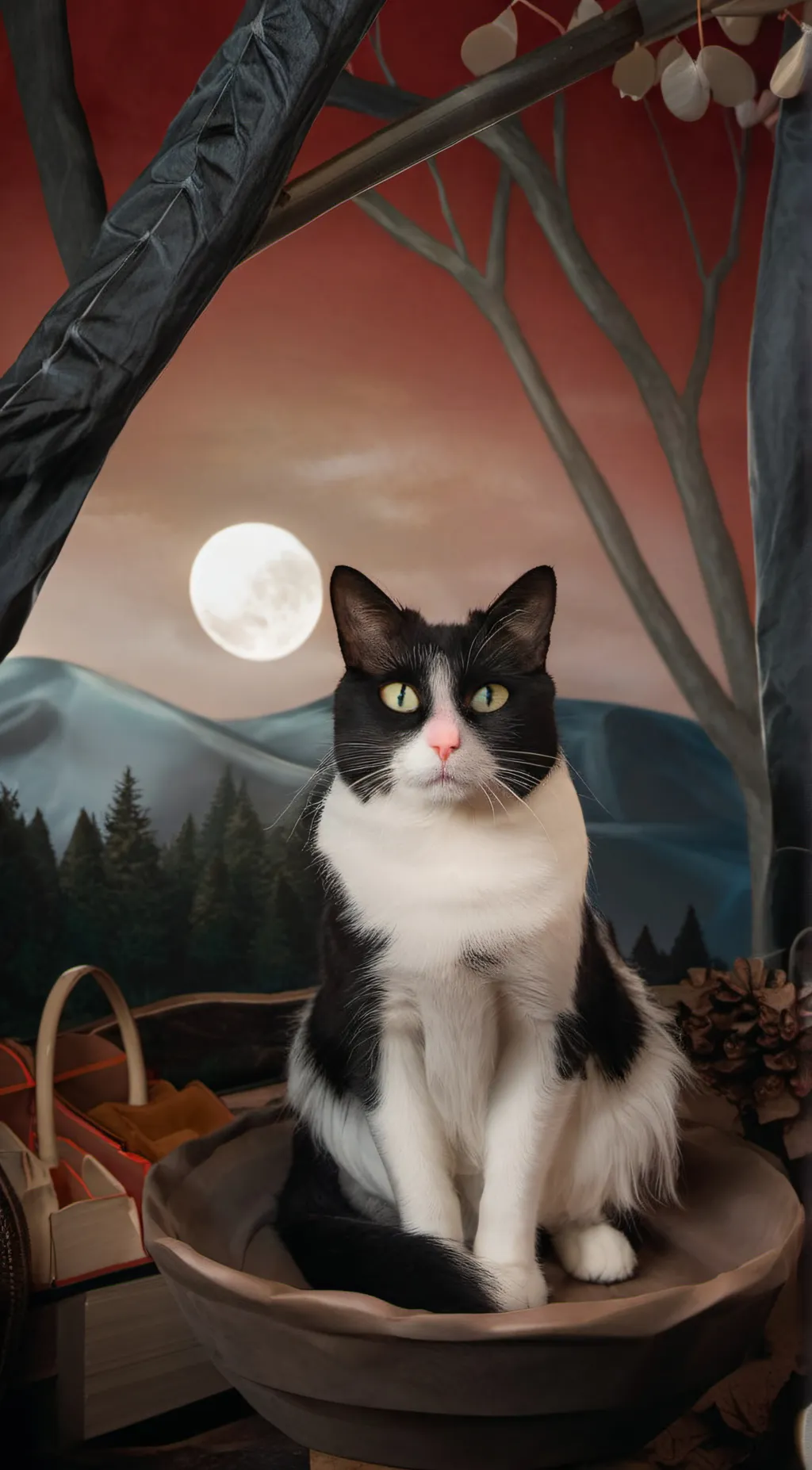 ai character: Booth background