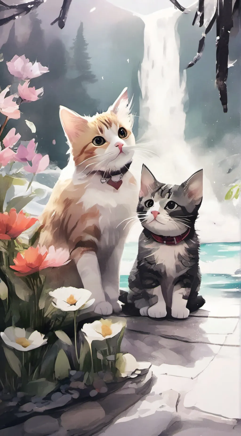 ai character: cat background