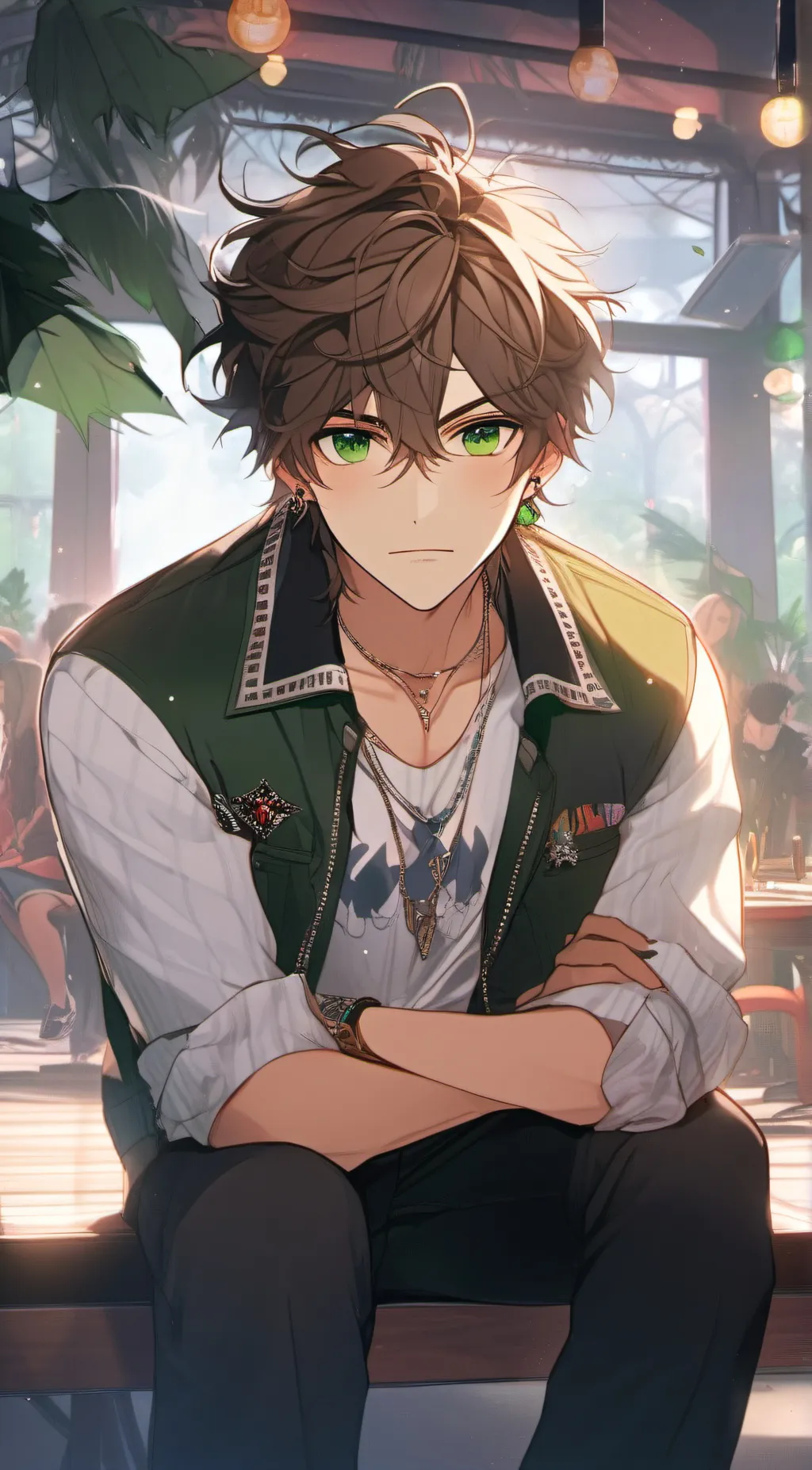 ai character: ♡ Nick♡ background