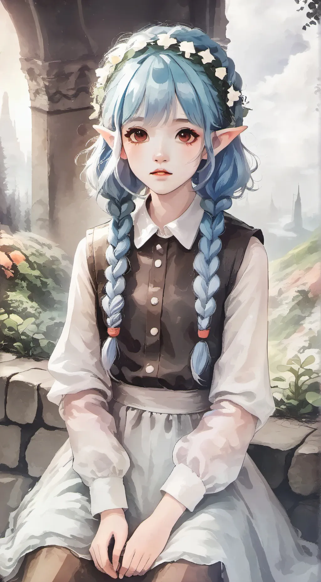 ai character: Elaine background