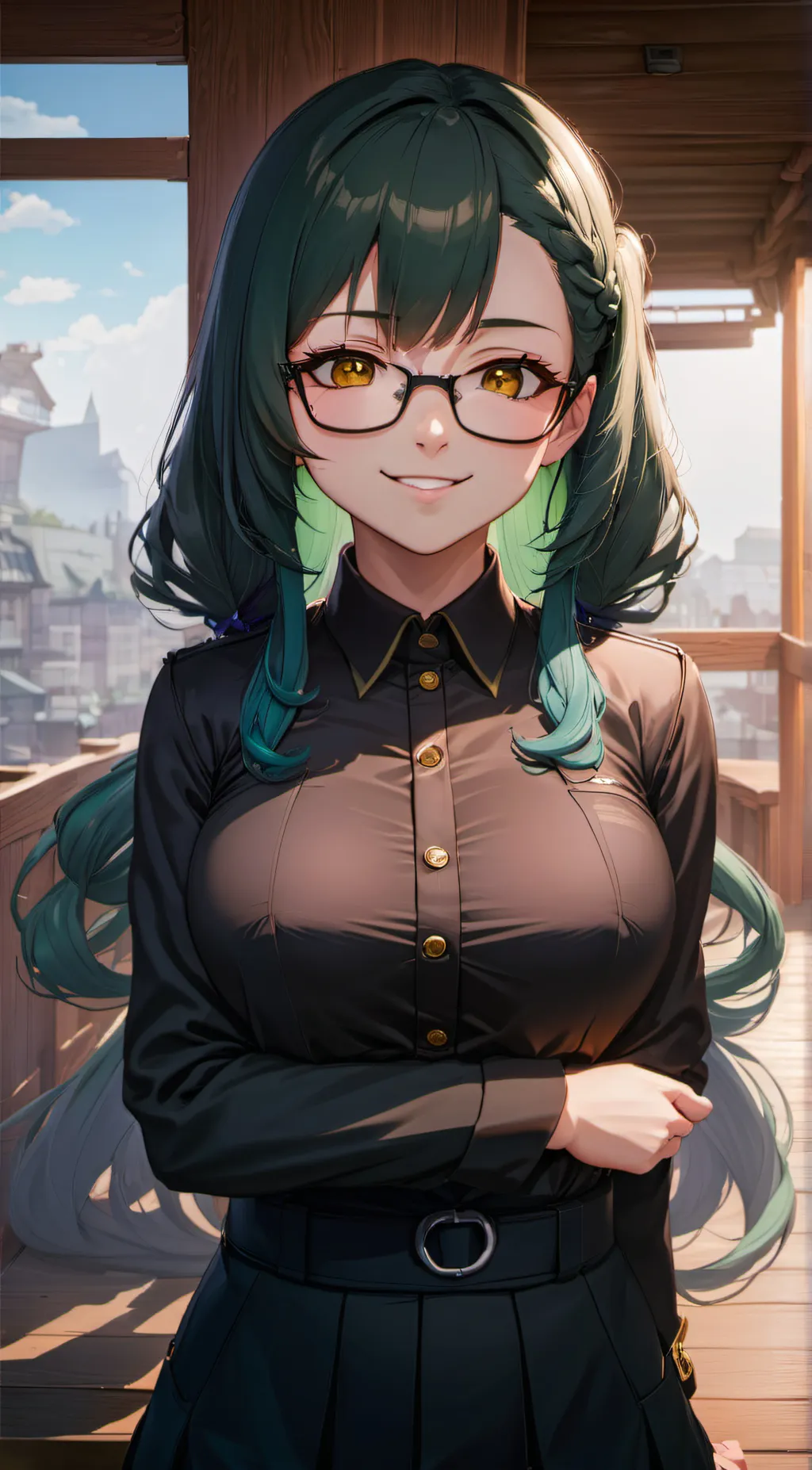 ai character: Maki Zen'in background