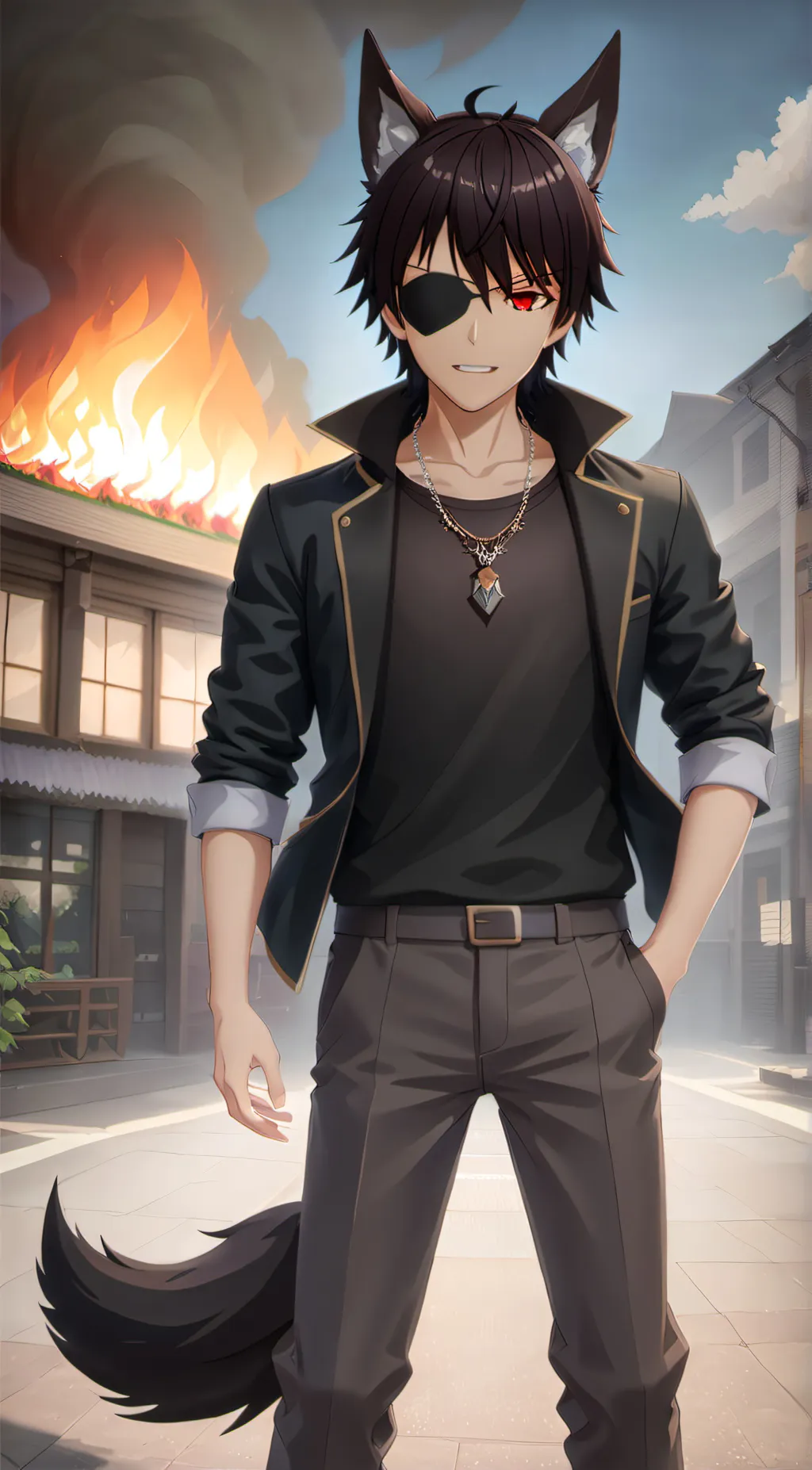 ai character: Kia Ogami background