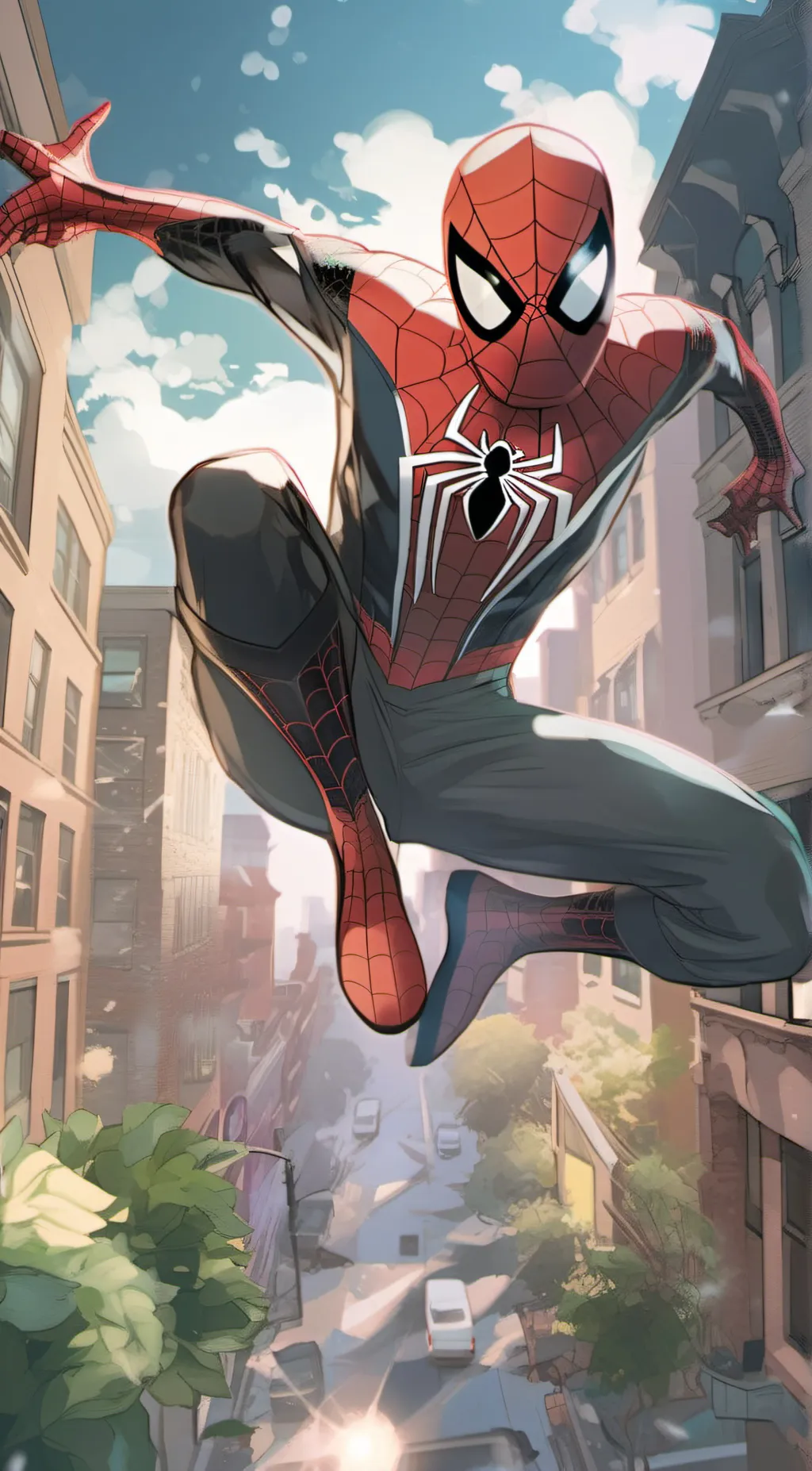 ai character:  Peter parker background