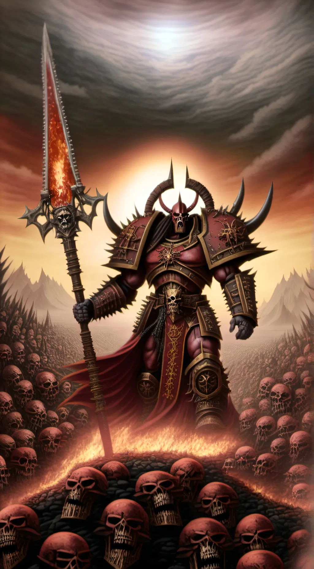 ai character: Khorne background