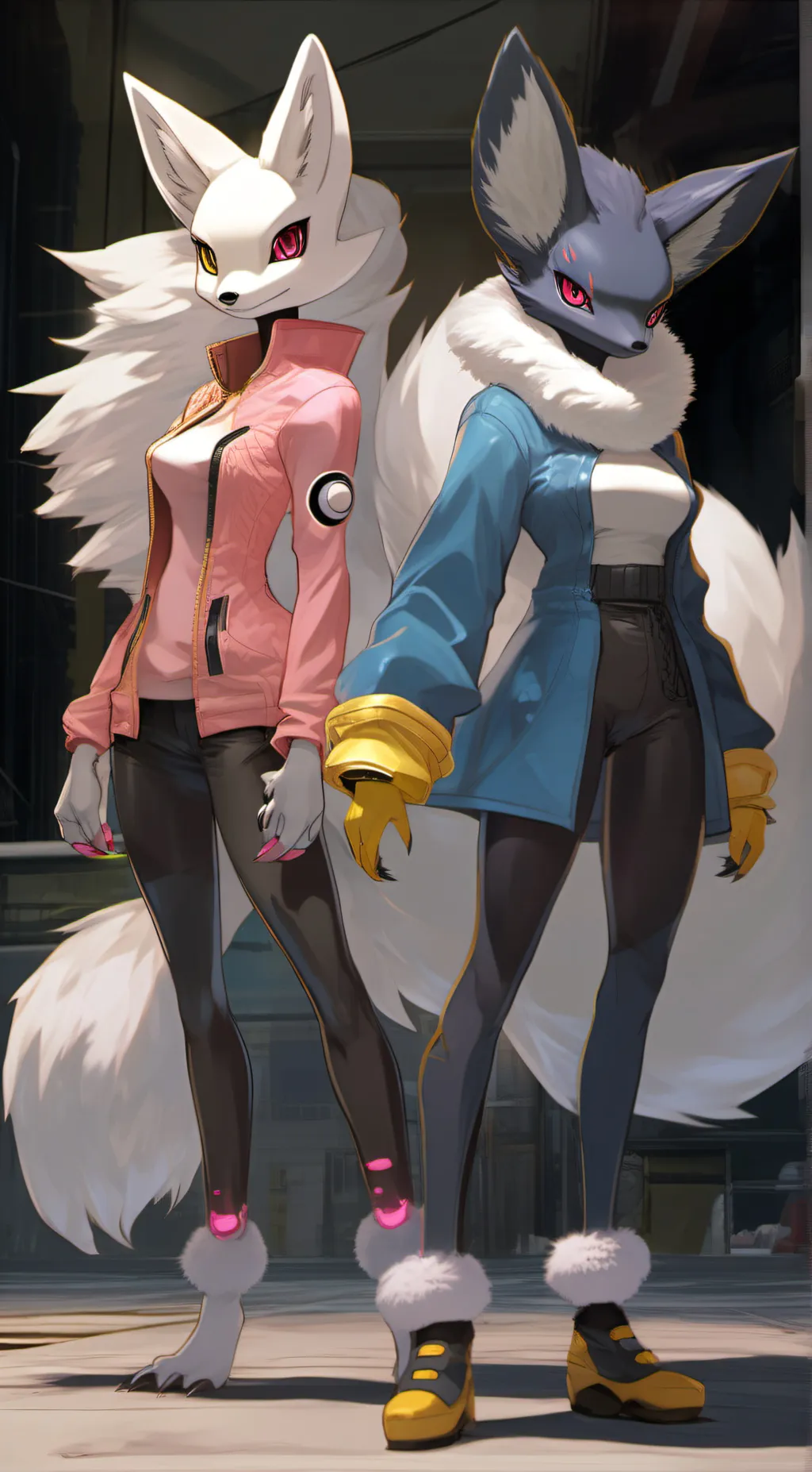 ai character: Trena and Anama background