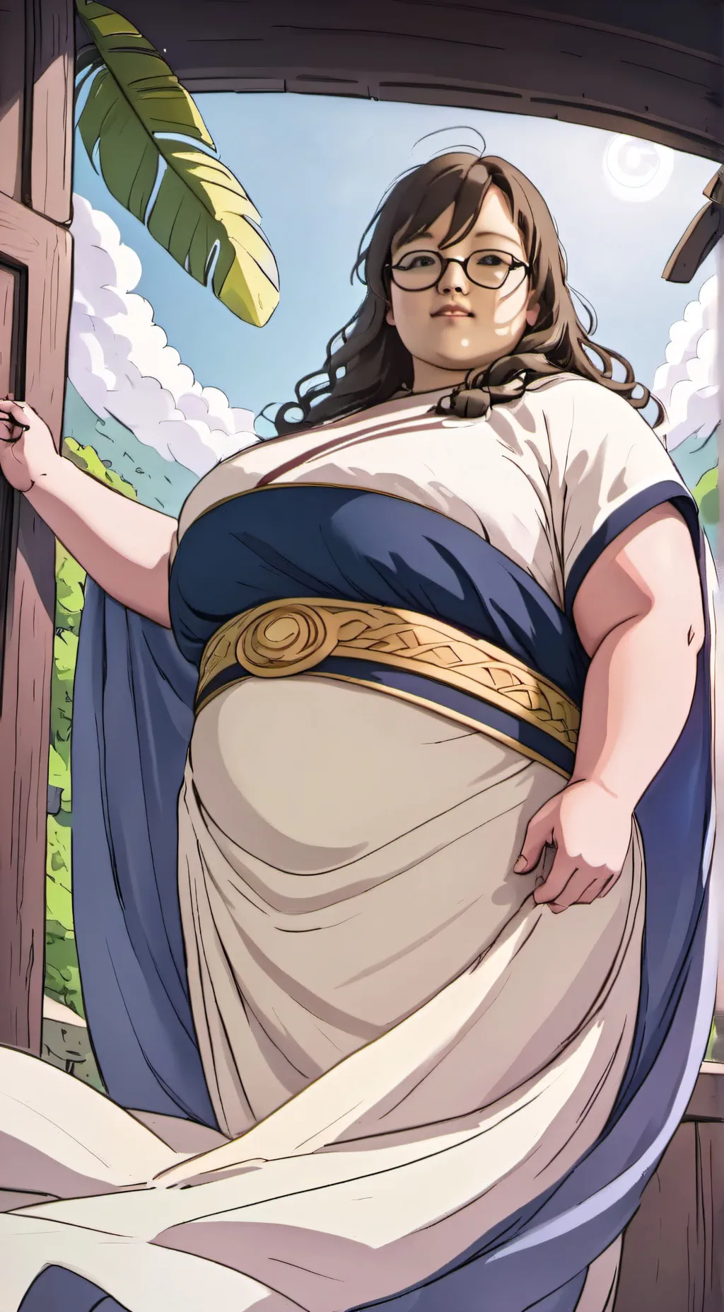ai character: Make it up background
