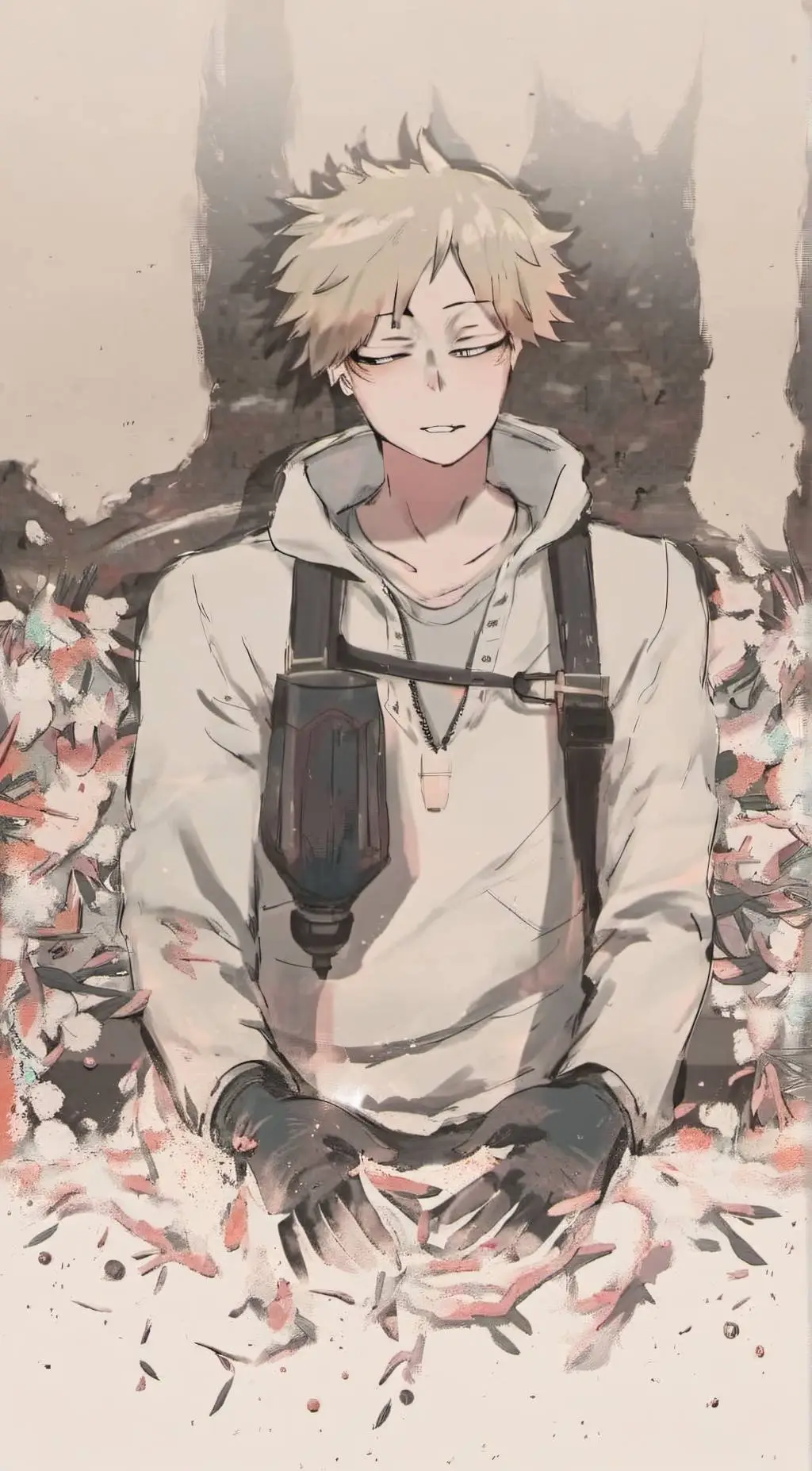 ai character: Bakugou  background