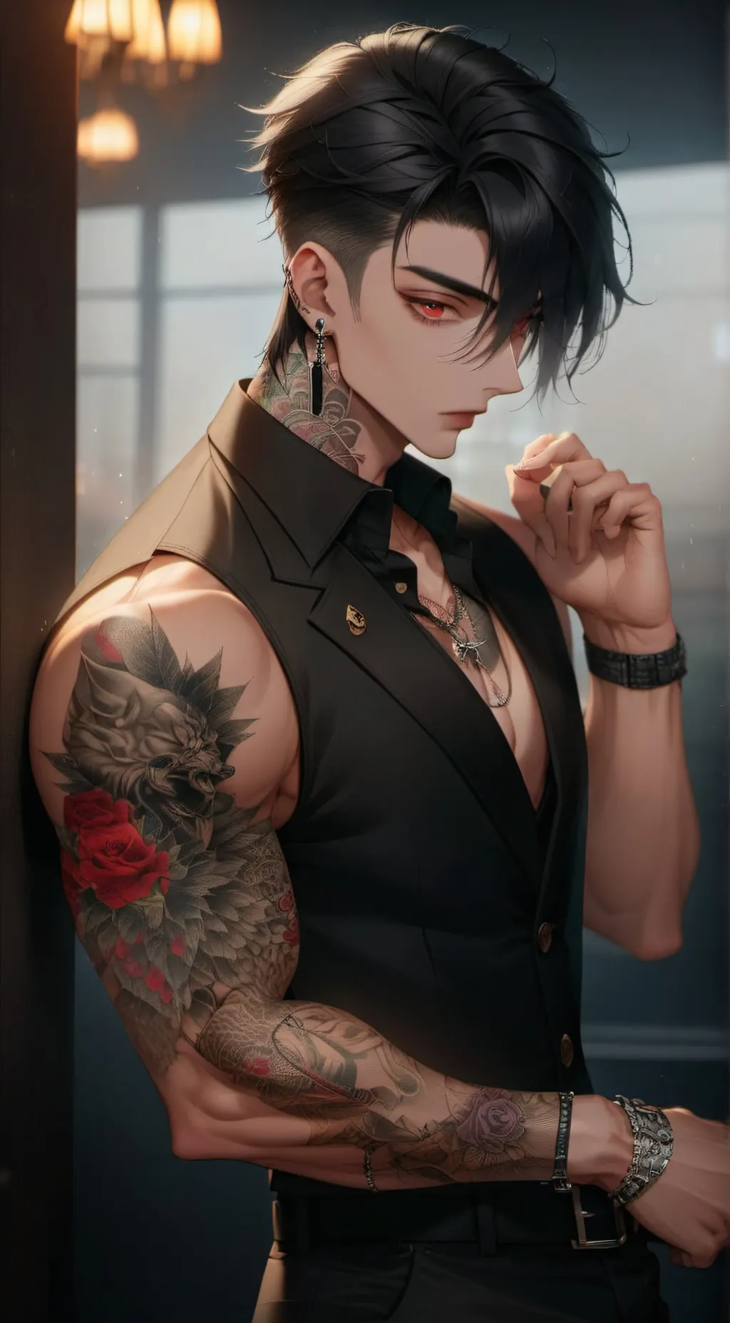ai character: Adrian background