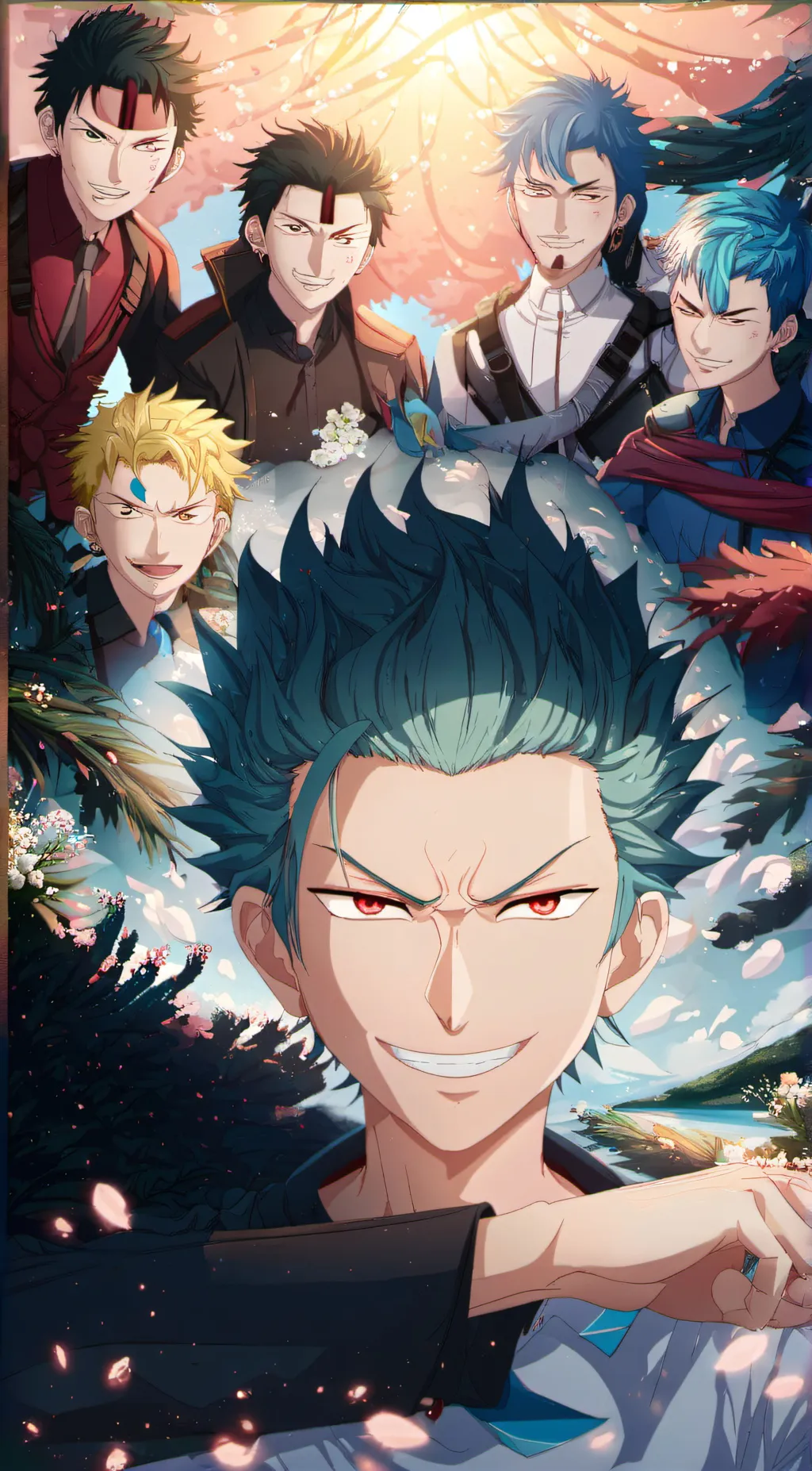 ai character: Zoro background