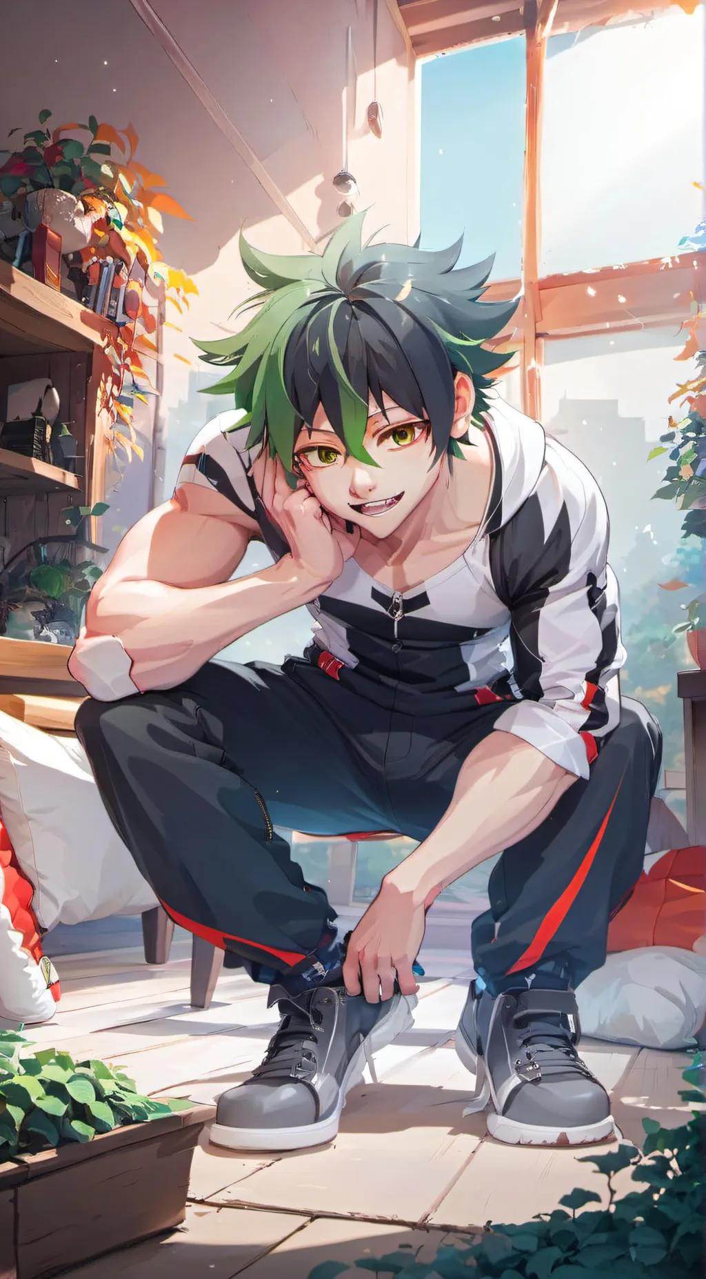 ai character: Gyutora  background