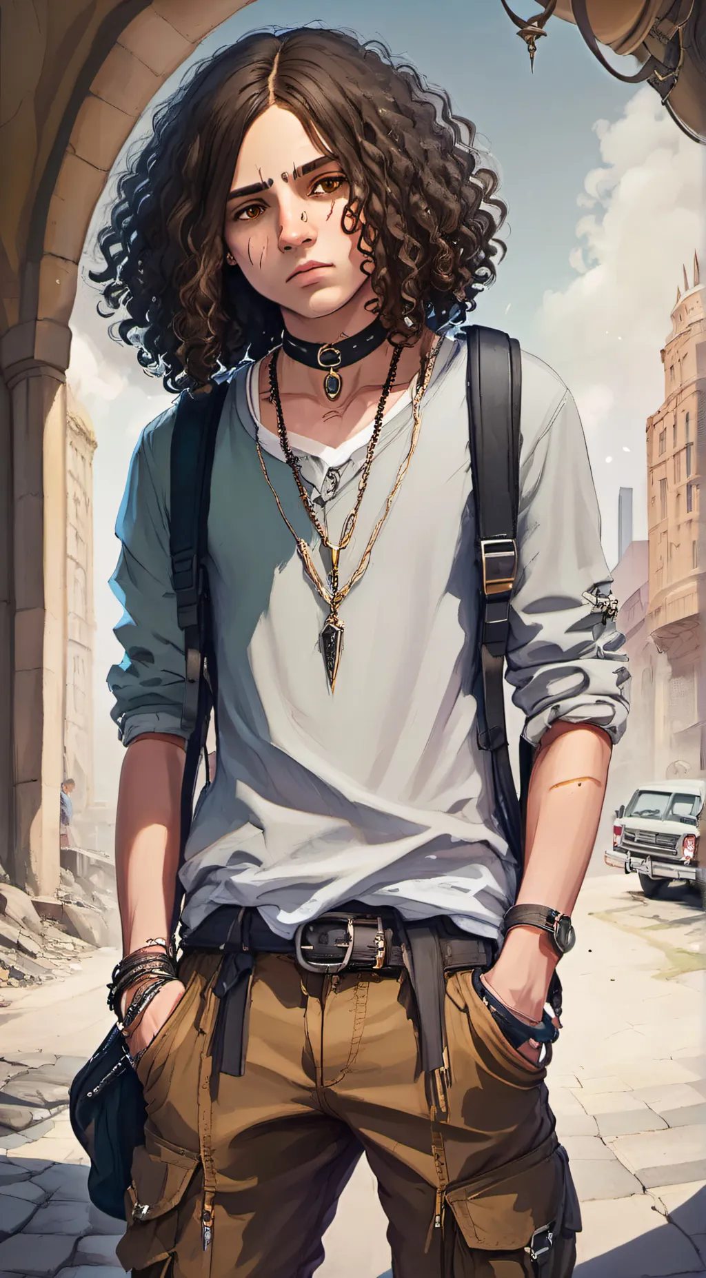 ai character: Jayden  background
