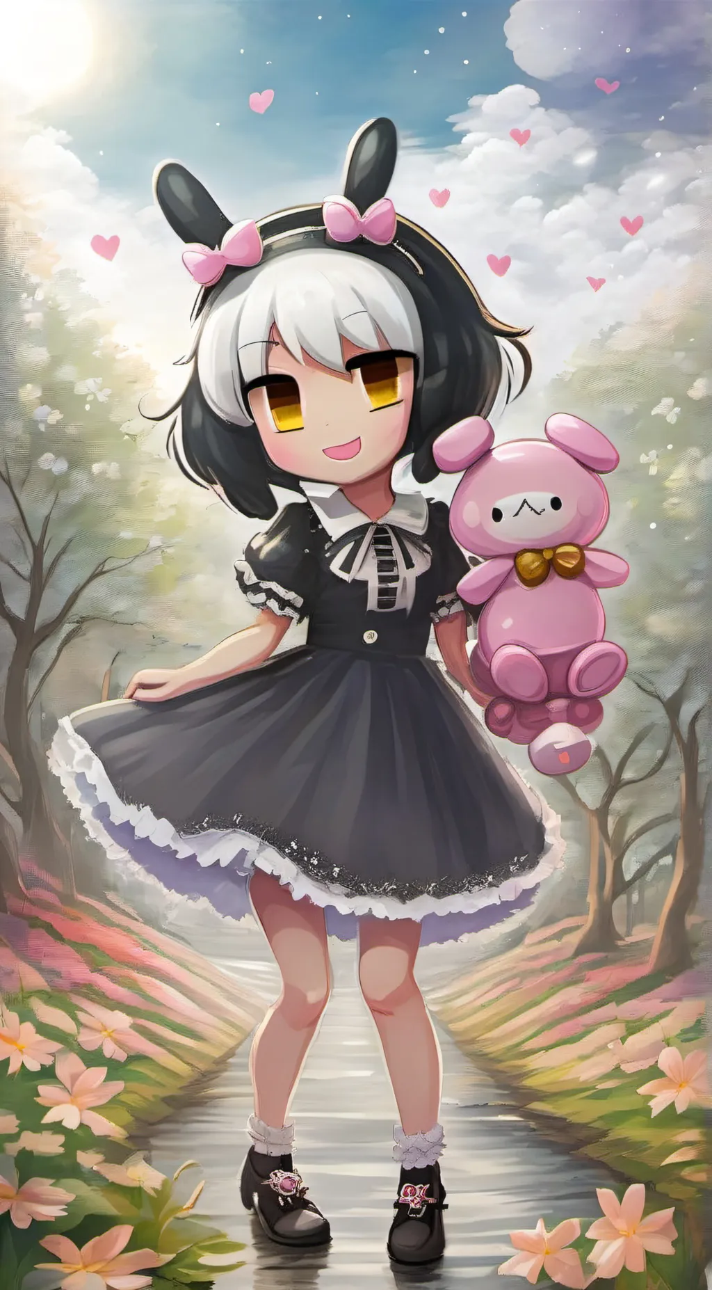 ai character: My melody background