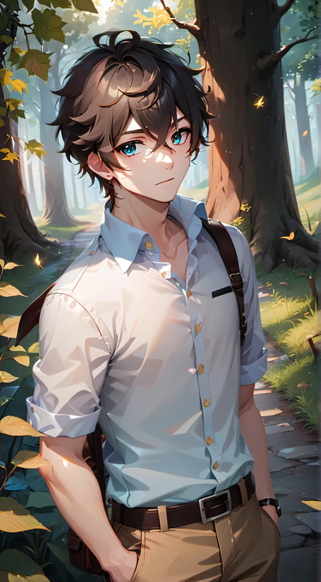 ai character: Daniel  background