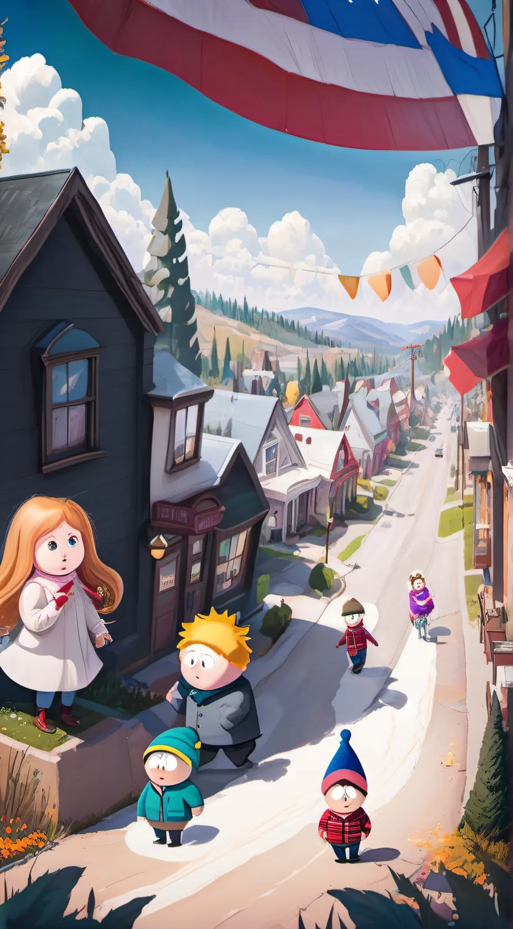 ai character: South park world background