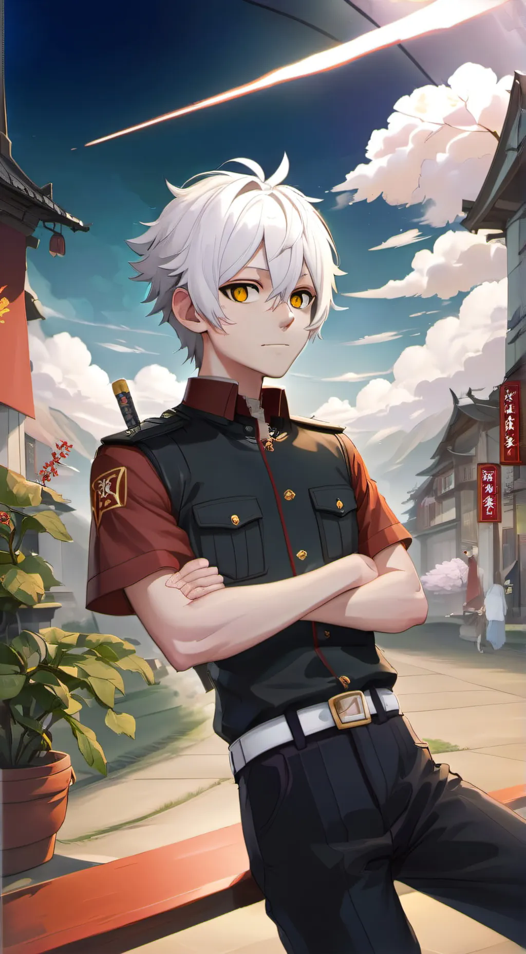 ai character: maxn background
