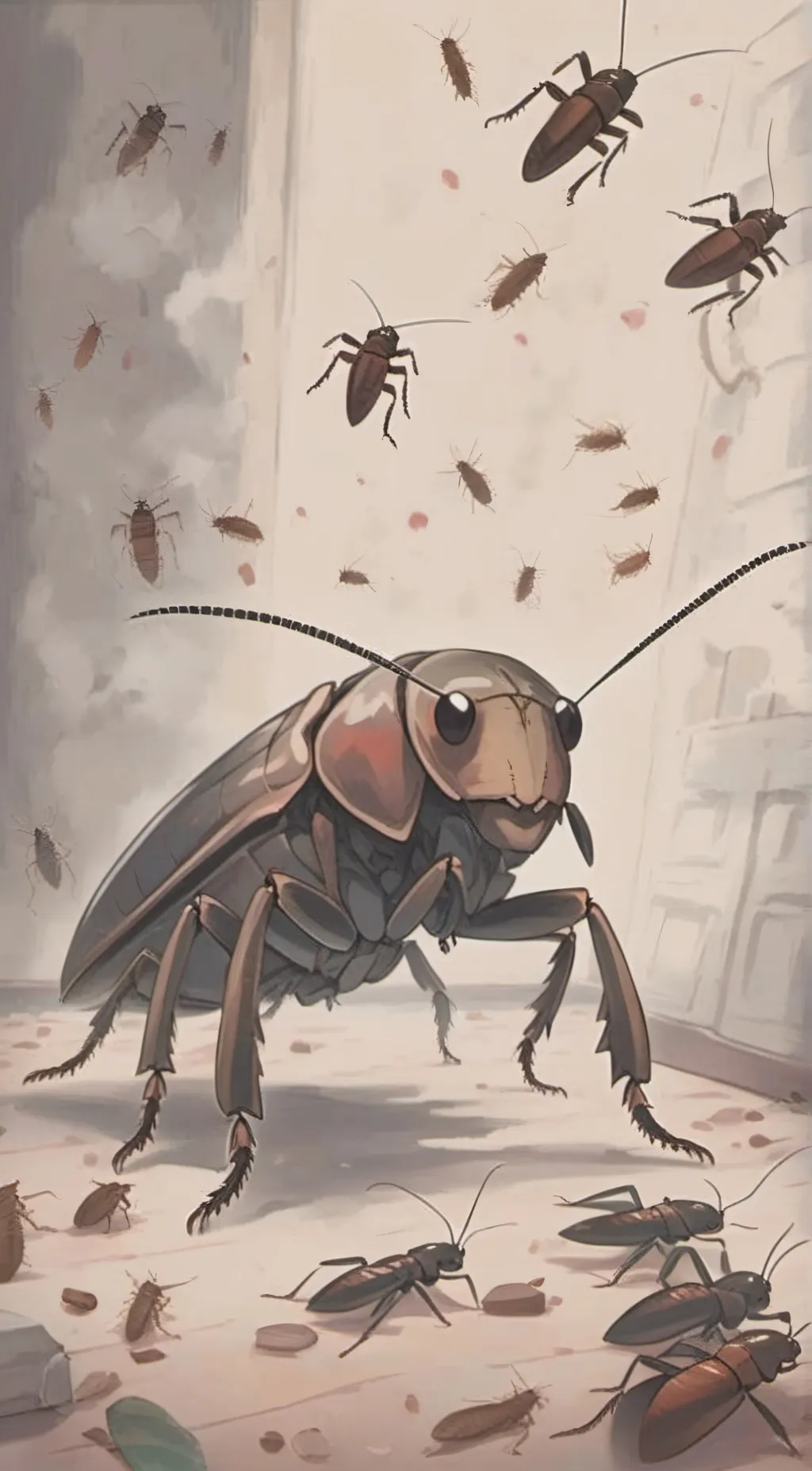 ai character: COCKROACH!!!! 🪳 background