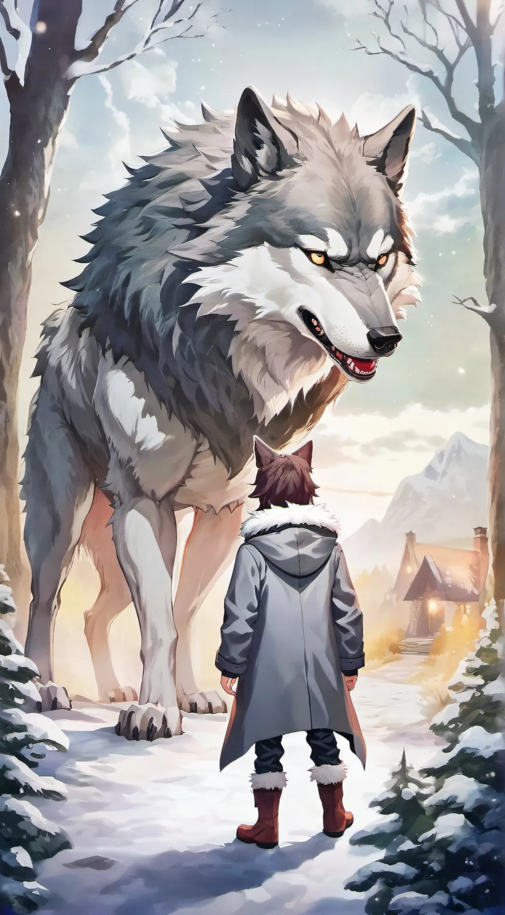 ai character: crazy  background