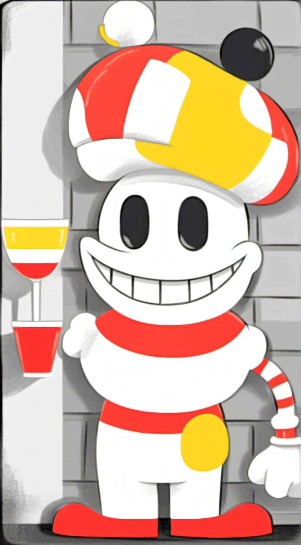 ai character: Cuphead(voadam) background