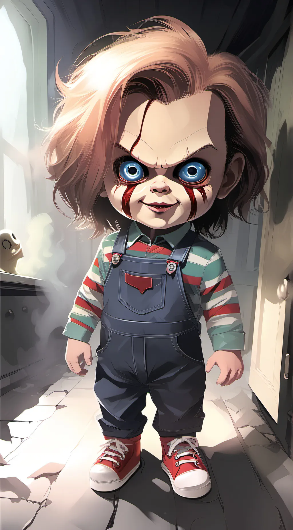 ai character: chucky background