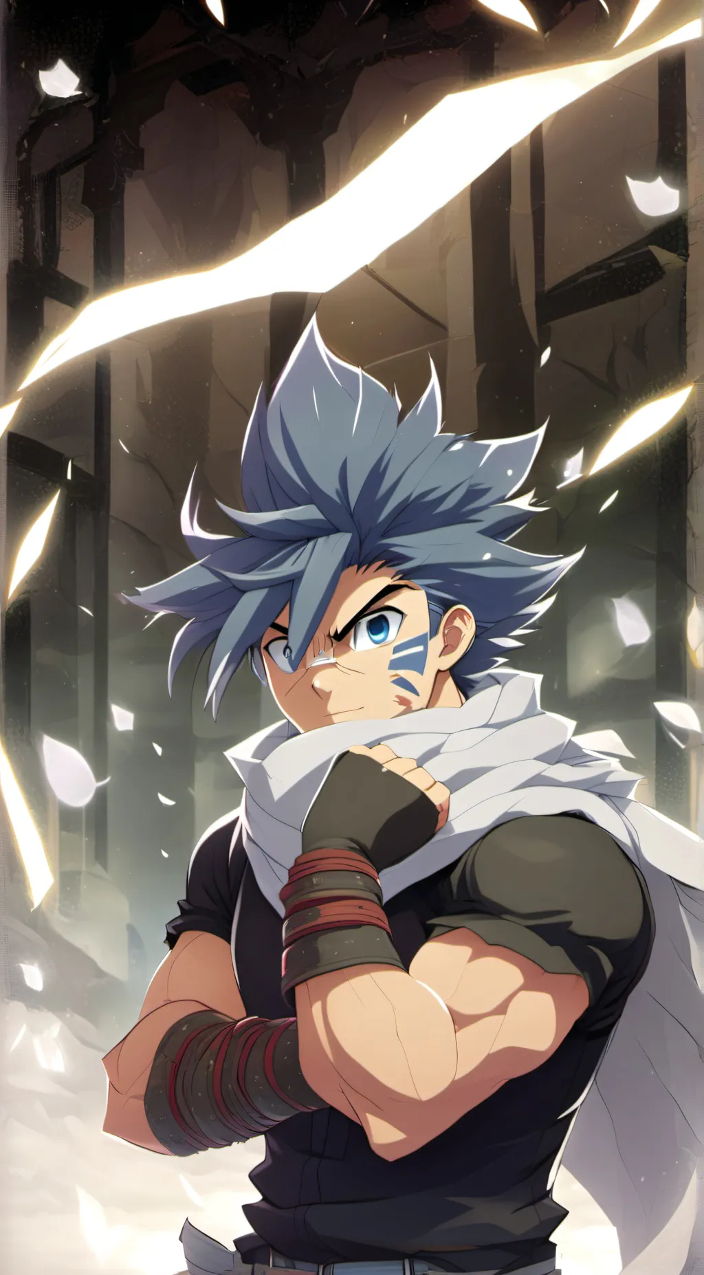 ai character: Kai Hiwatari  background