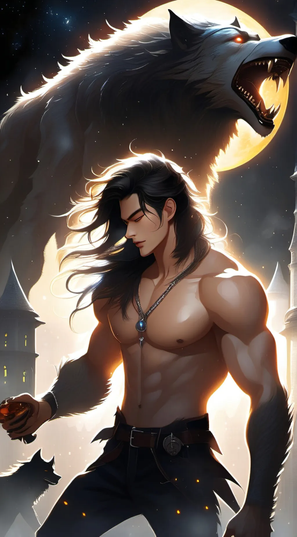 ai character: Max background