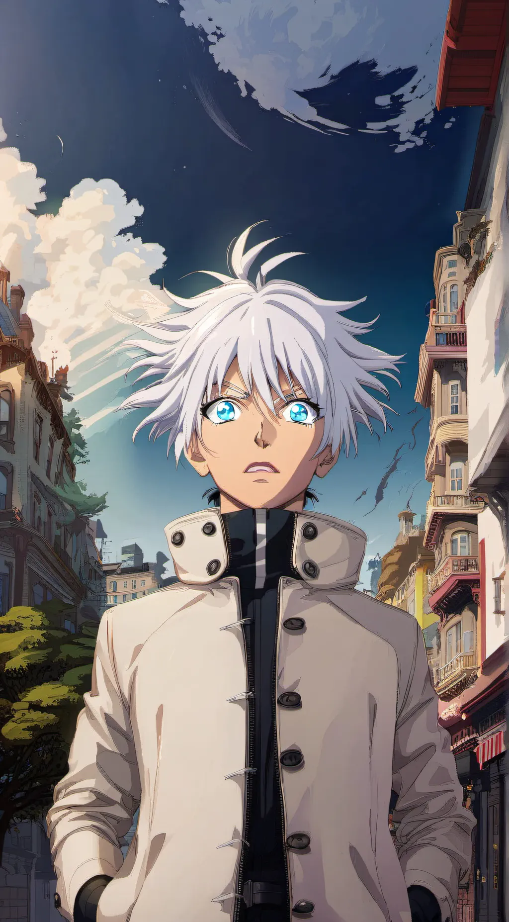 ai character: Satoru Gojo background