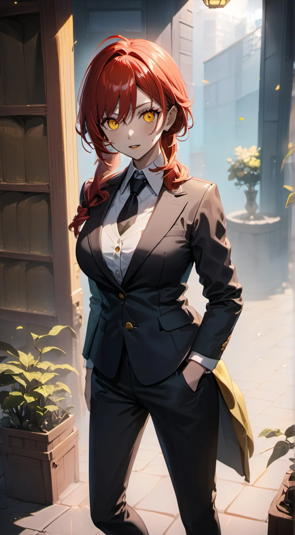 ai character: Makima background