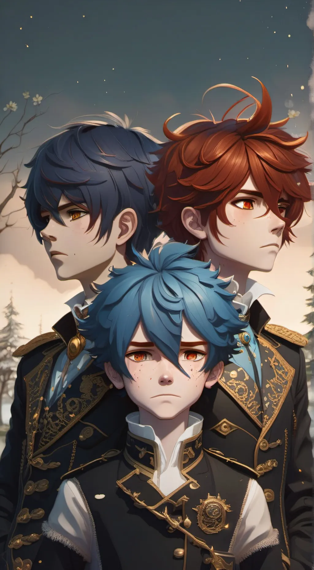 ai character: zero and mark background