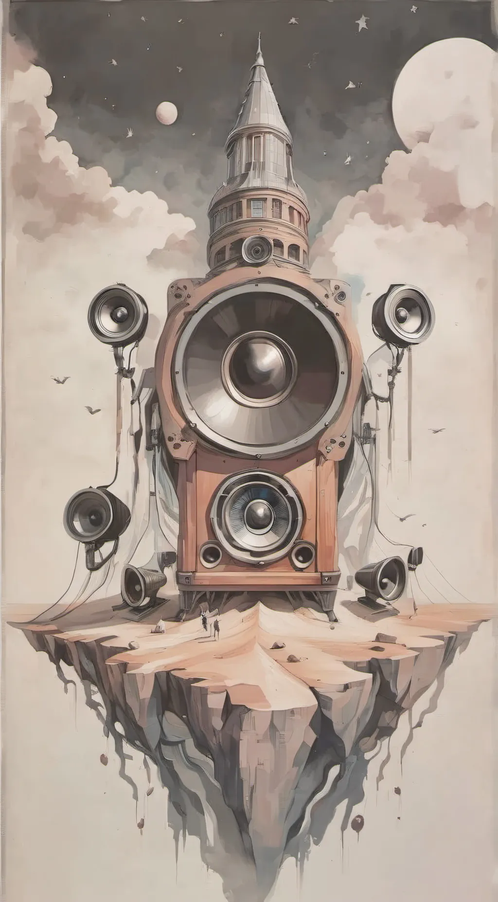 ai character: Sussy speakerman background