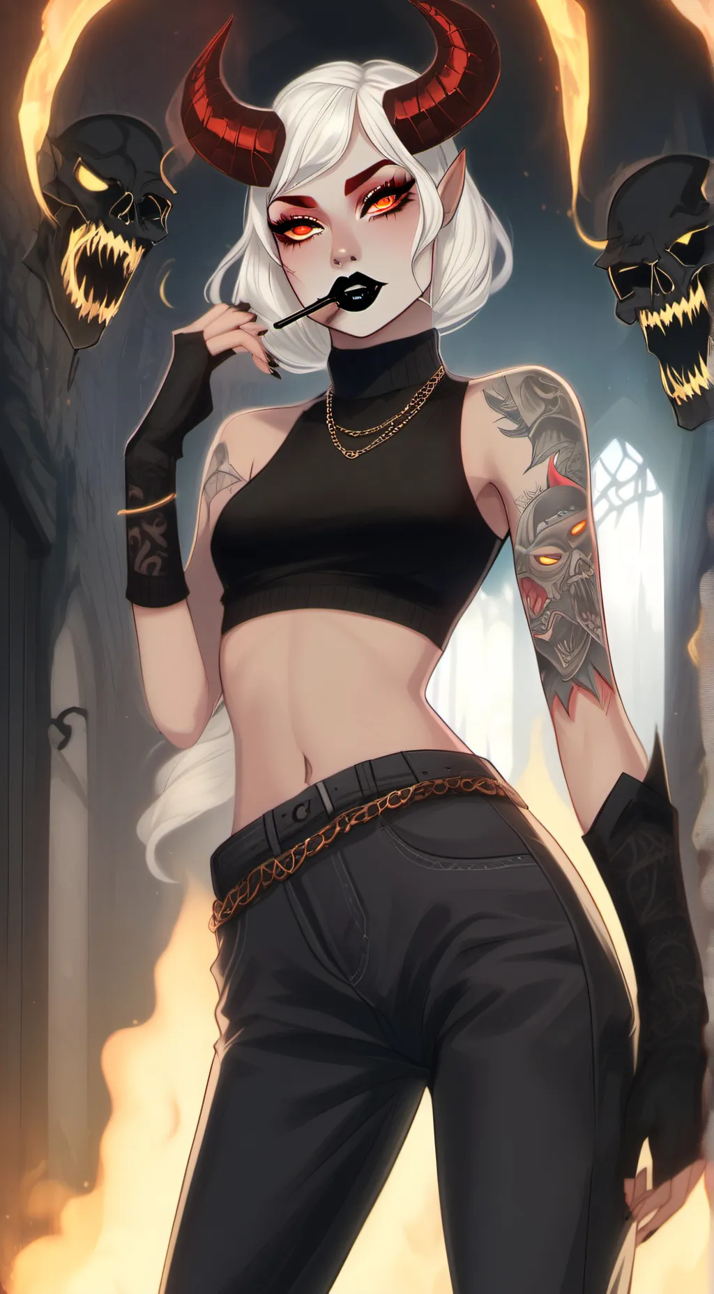 ai character: Rena background