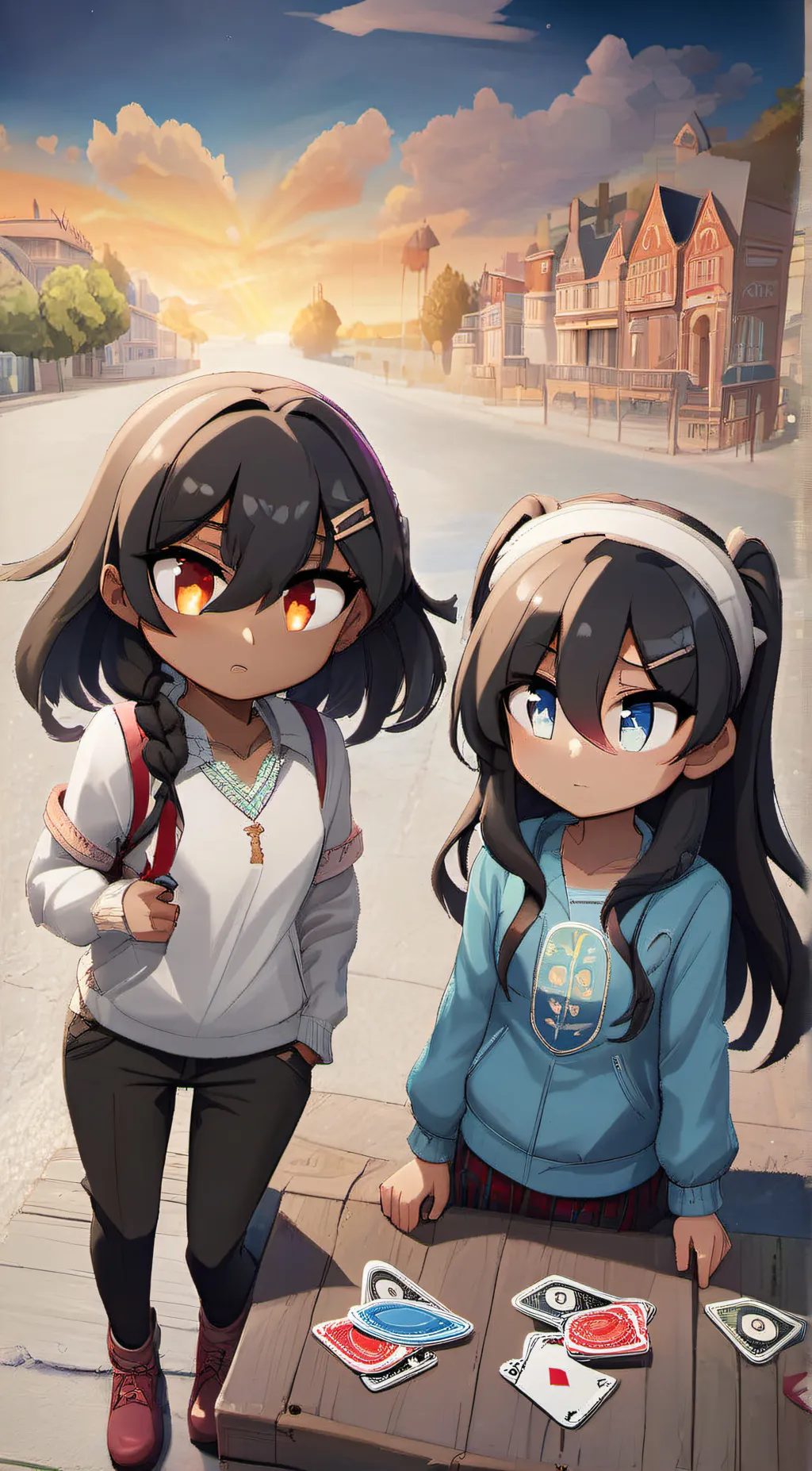 ai character: Ilyana and Ariah background