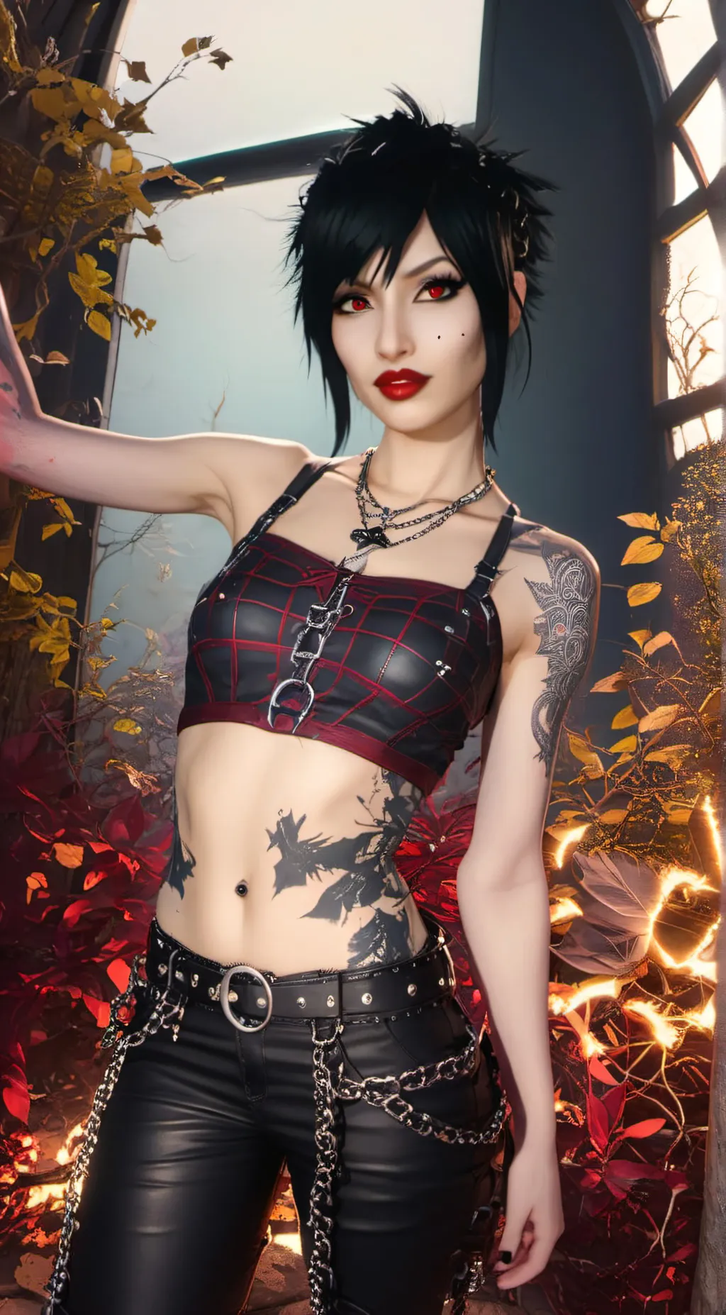 ai character: Leena Cassanendra background