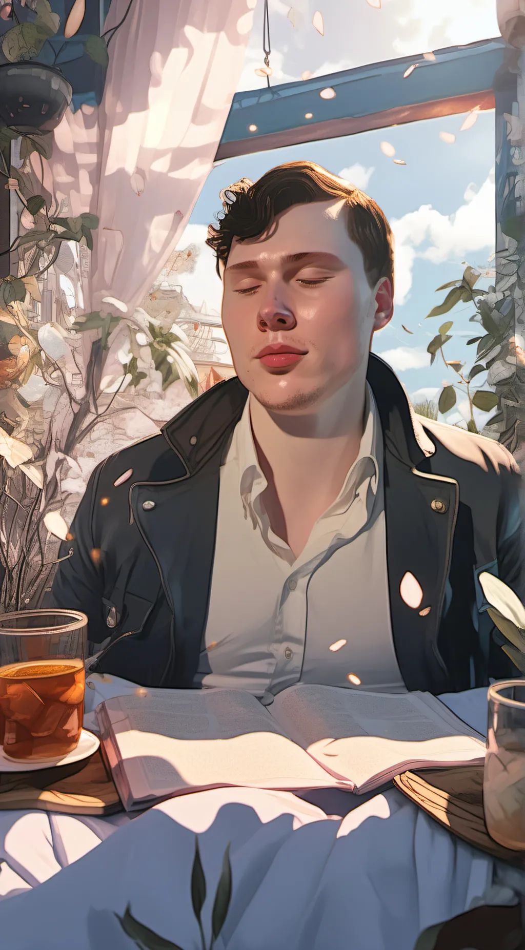 ai character: Kevin  background