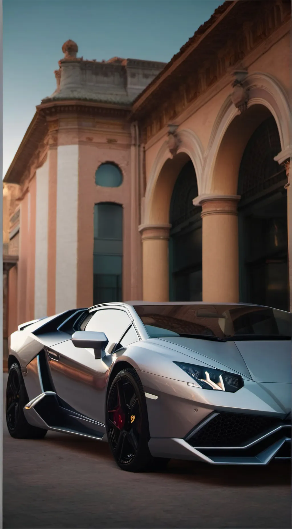 ai character: lambo background