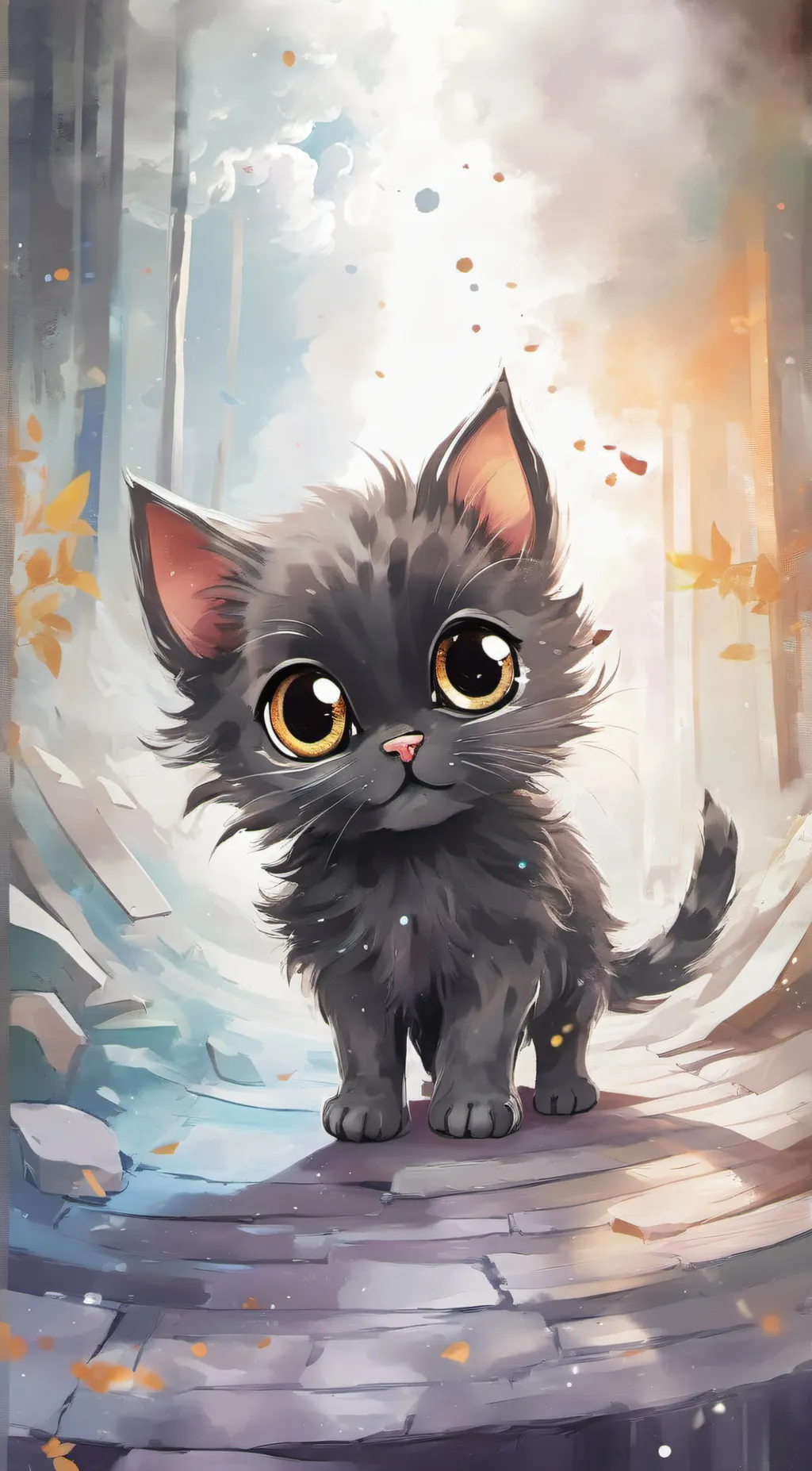 ai character: Luna  background