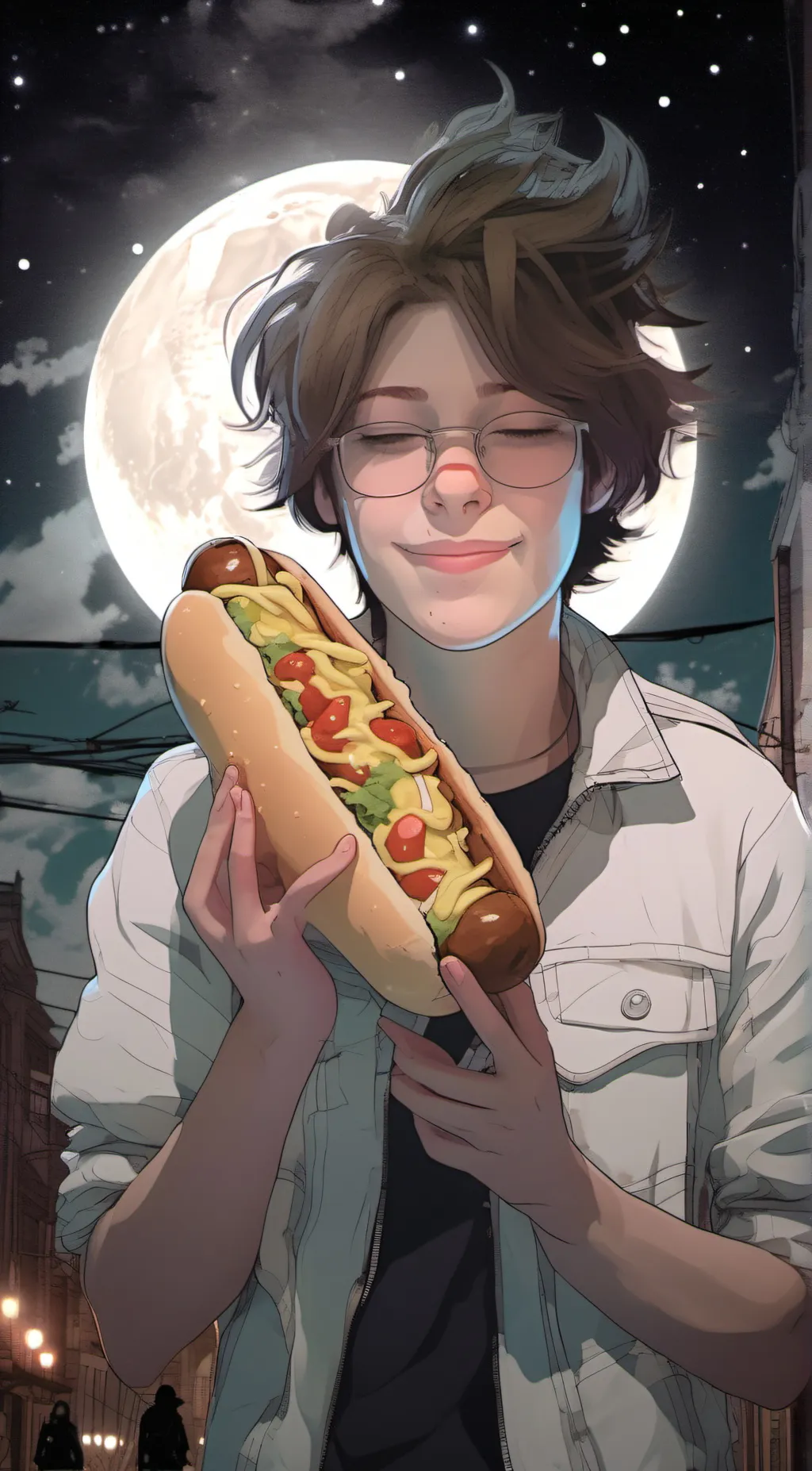 ai character: Awesome sauce man background