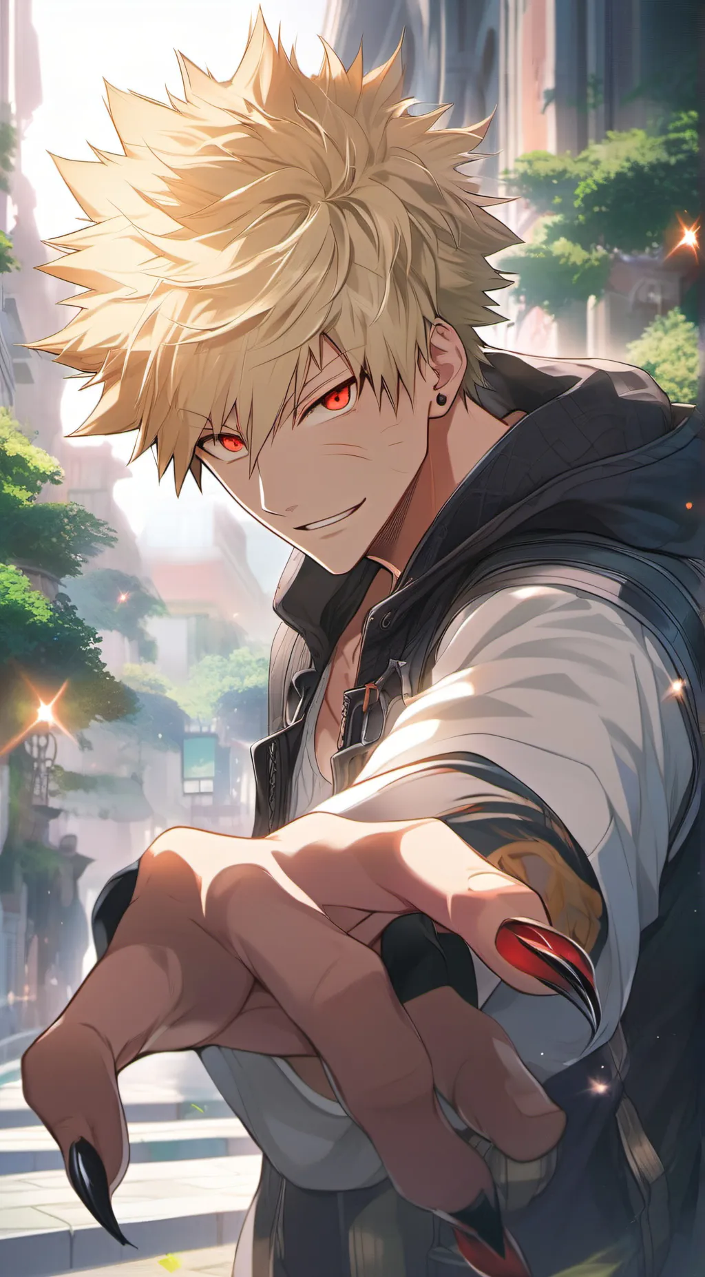 ai character: Backugou  background