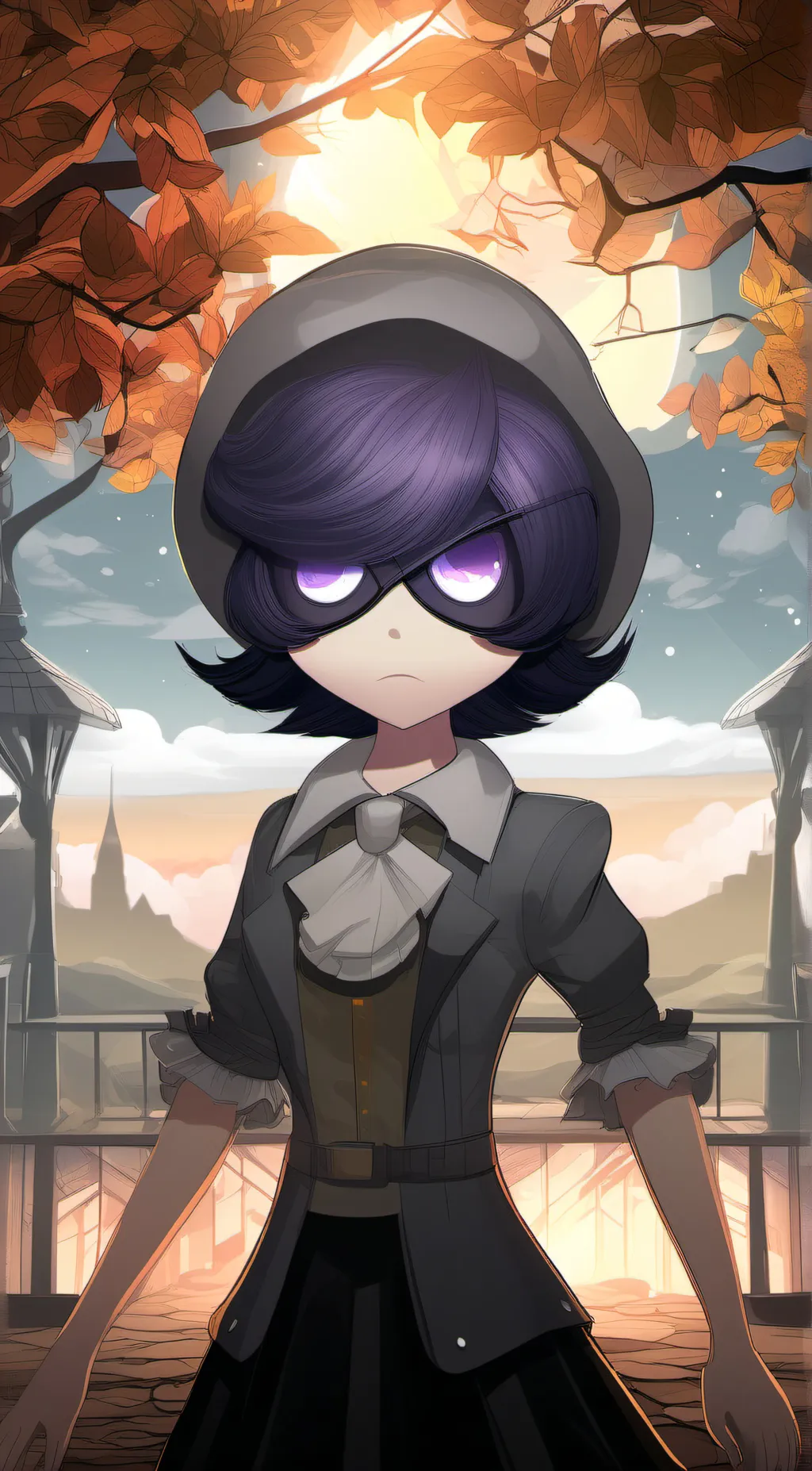 ai character: Uzi doorman background