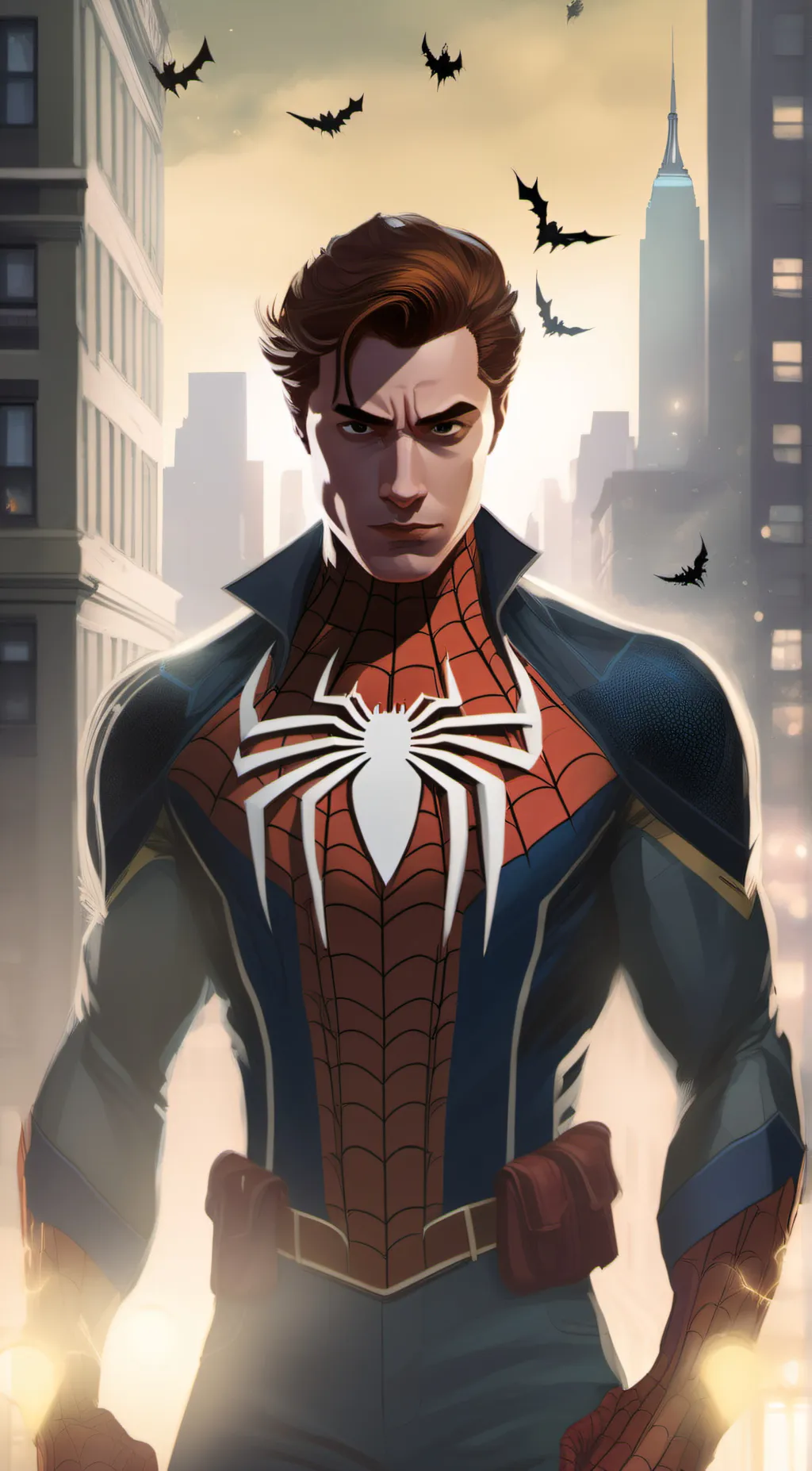 ai character: Evil Spider-man background